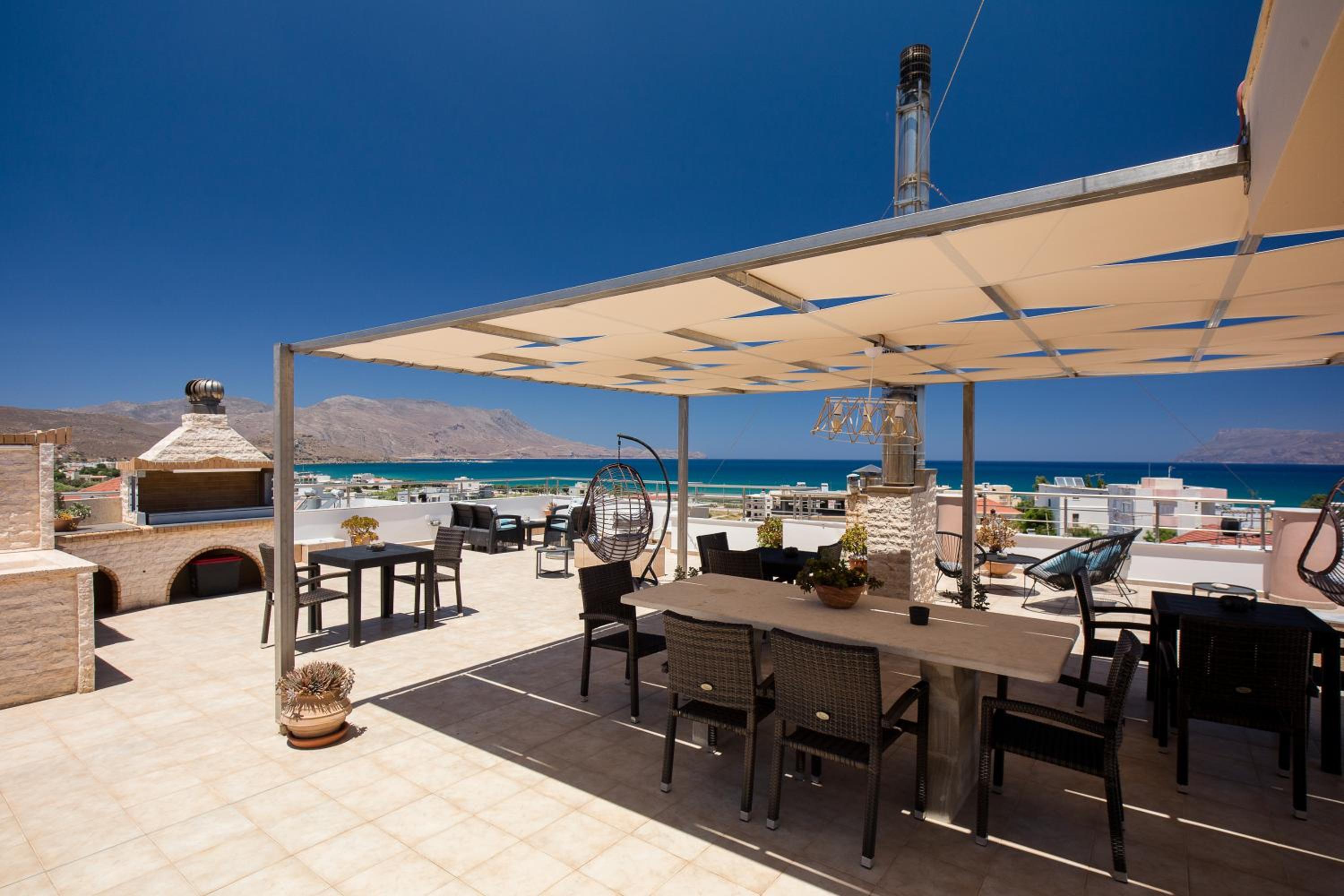 outdoor BBQ area