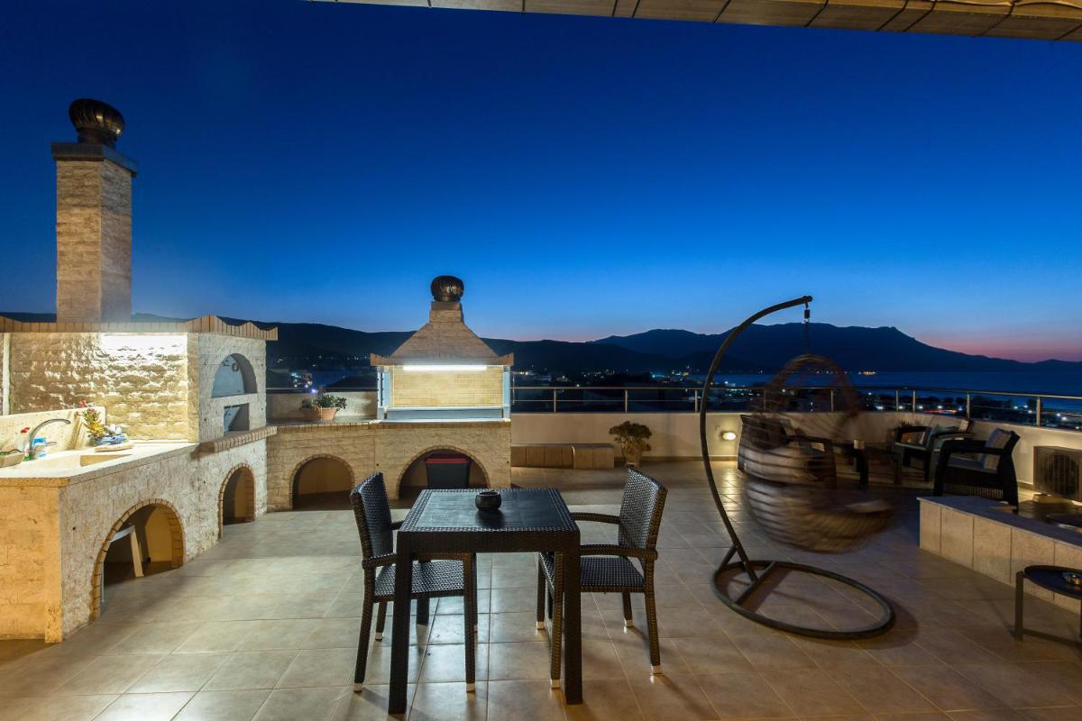 outdoor BBQ area