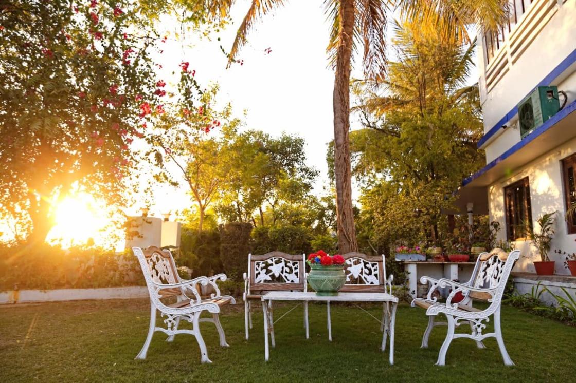 outdoor BBQ area