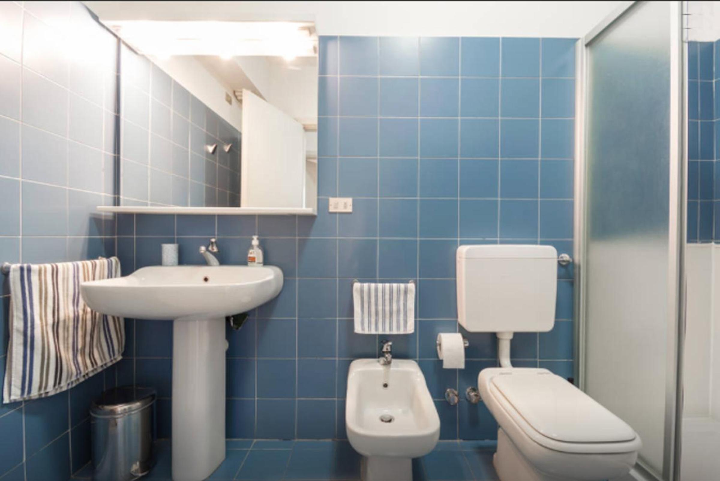 De Lellis en Turin — bathroom
