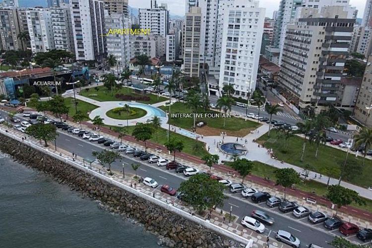 Ponta da Praia amplo 3dorm 3ban frente ao mar