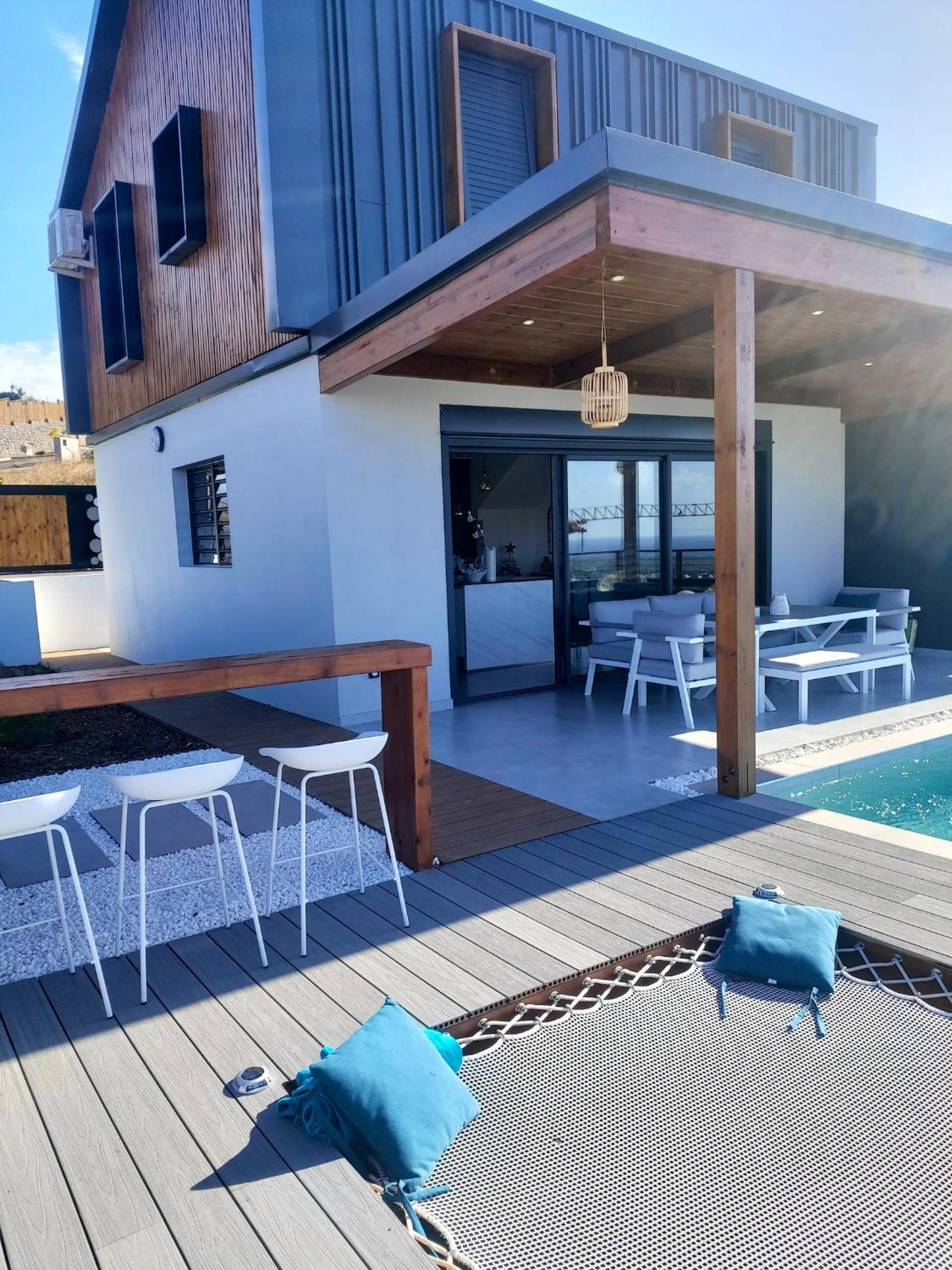Villa élégante avec piscine privée à Saint Paul + Vue sur la mer view 3