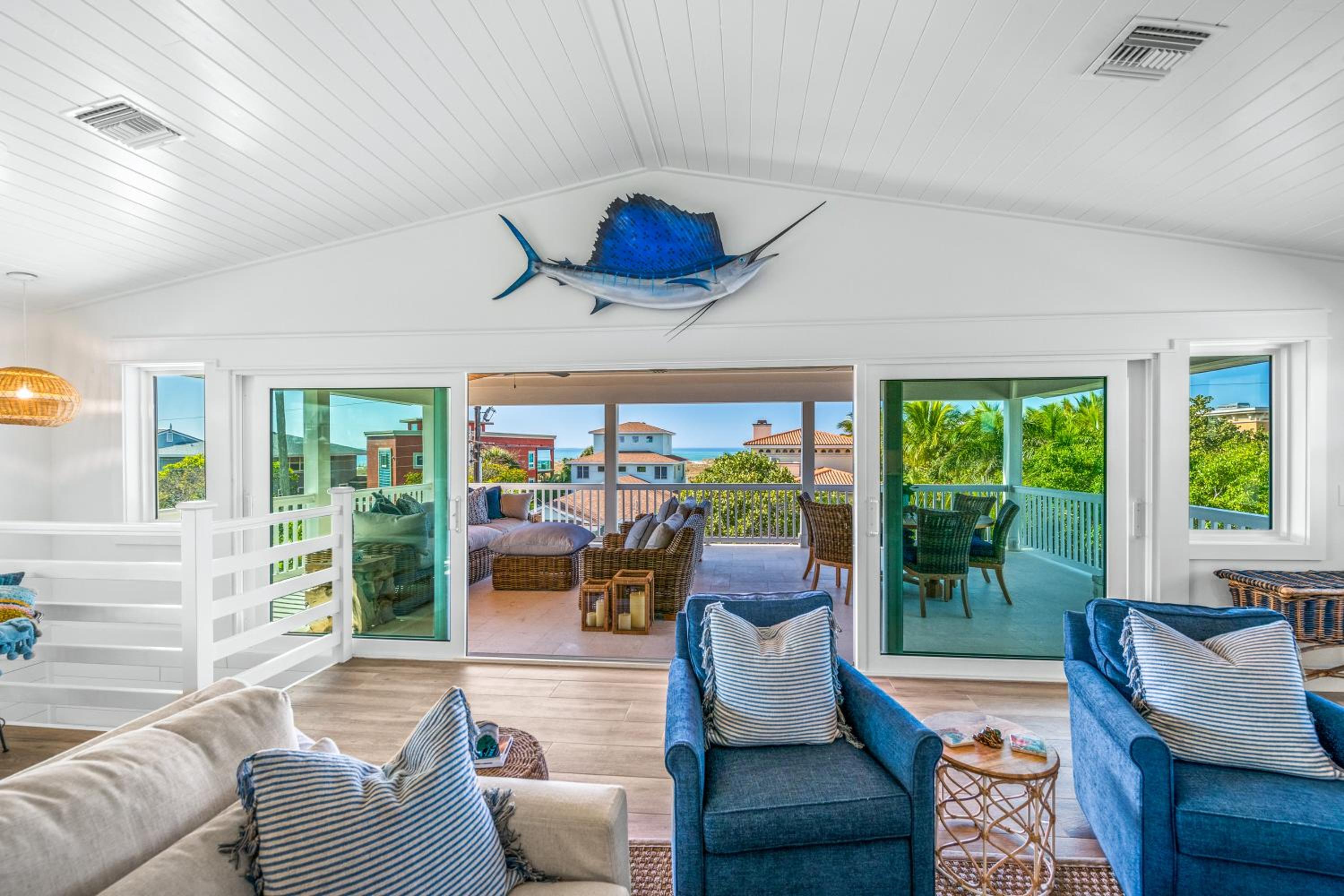 Three Little Birds - A newly completely renovated waterfront luxury home with Gulf of Mexico views view 3