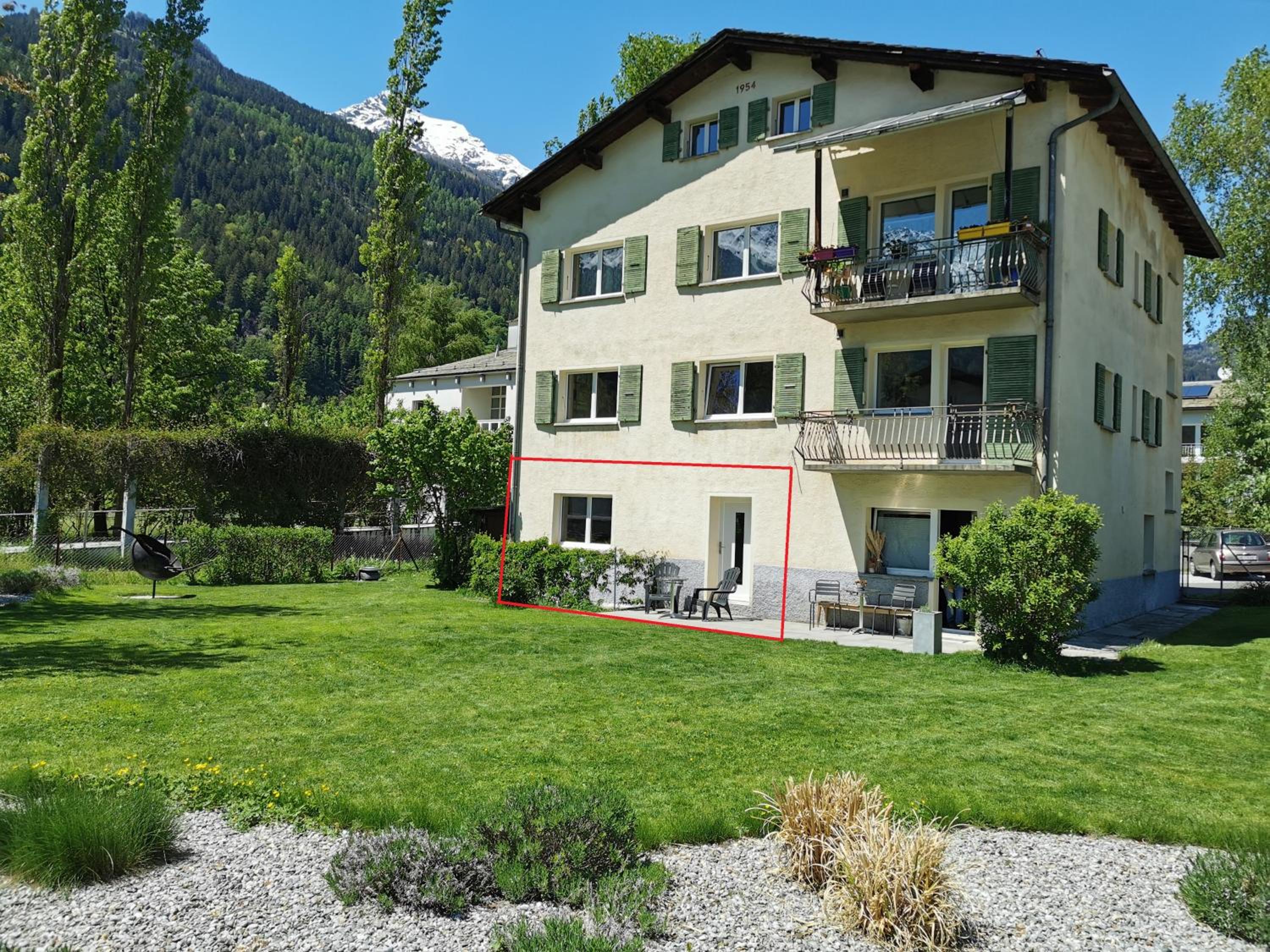 Schöne, sonnige Parterrewohung 3 Zi. mit Garten
