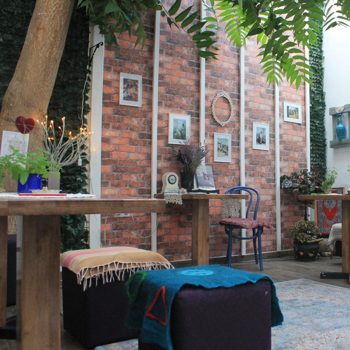 outdoor BBQ area