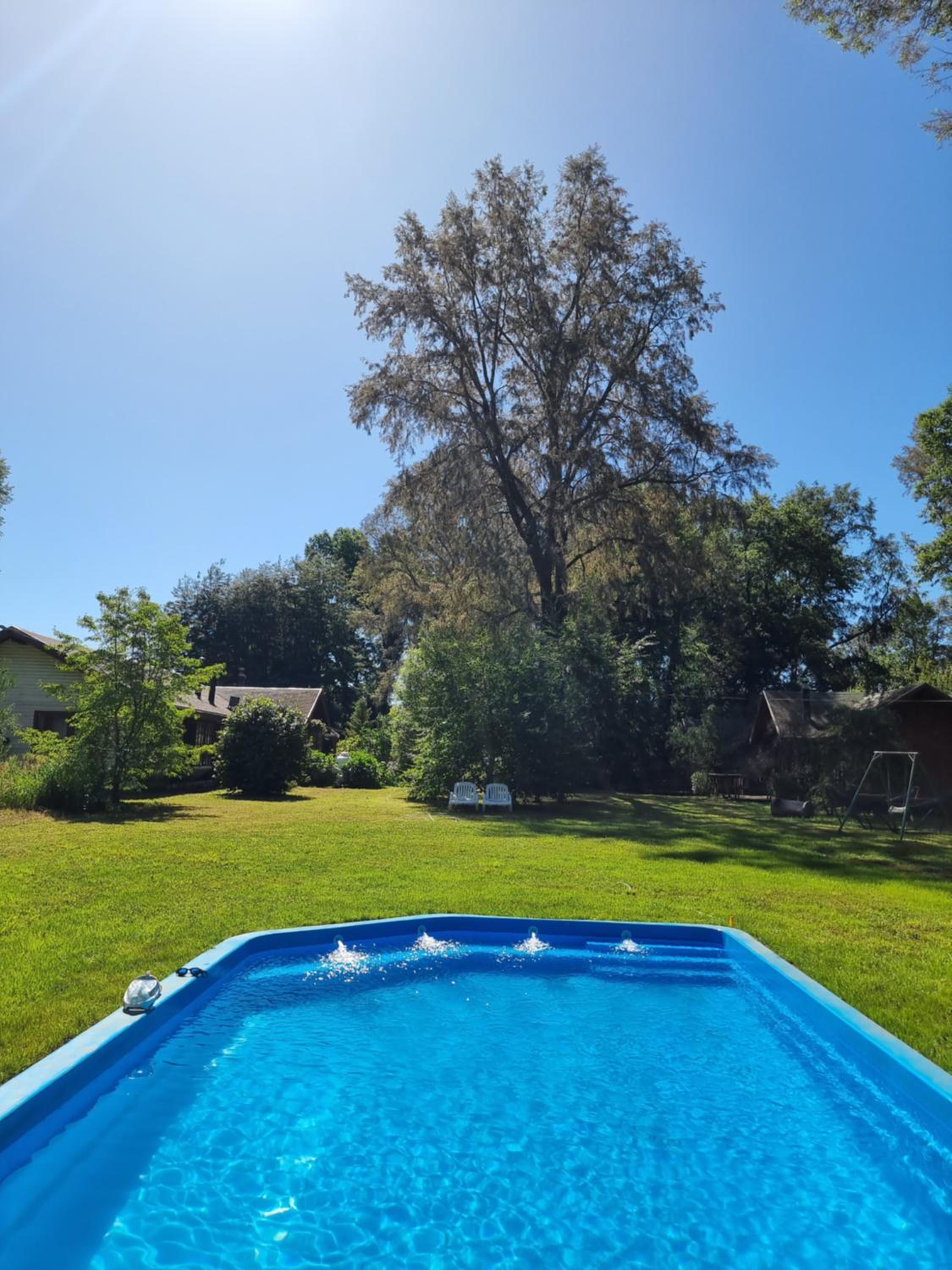 La Casa del Árbol Villarrica Cabañas-Piscina-Tinajas