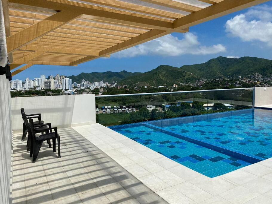 Con Piscina, Cómodo y acogedor Apartaestudio en el rodadero