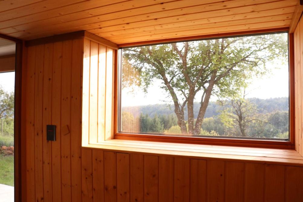 Ferienhaus mit privaten Schwimmteich und Sauna
