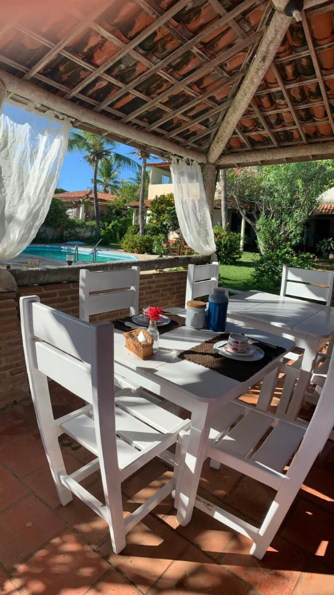 outdoor BBQ area