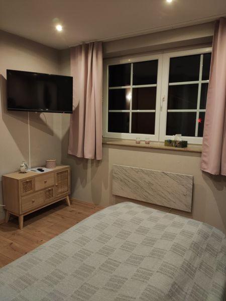 Ferienhaus Blaue Blume mit 11 kW Ladestation, Kamin, Terrasse, eingezäuntem Garten, Sauna, WLAN, Netflix, 2 Hunde willkommen!