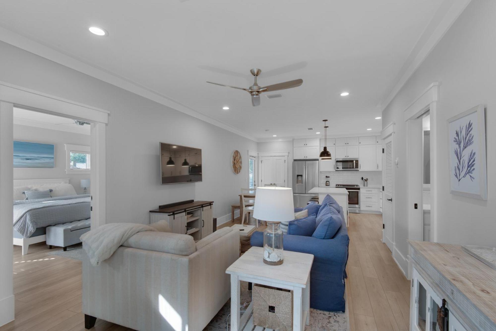 Golf Cart, 3 King Beds, Covered Rooftop Area, Half Mile to Beach! view 5