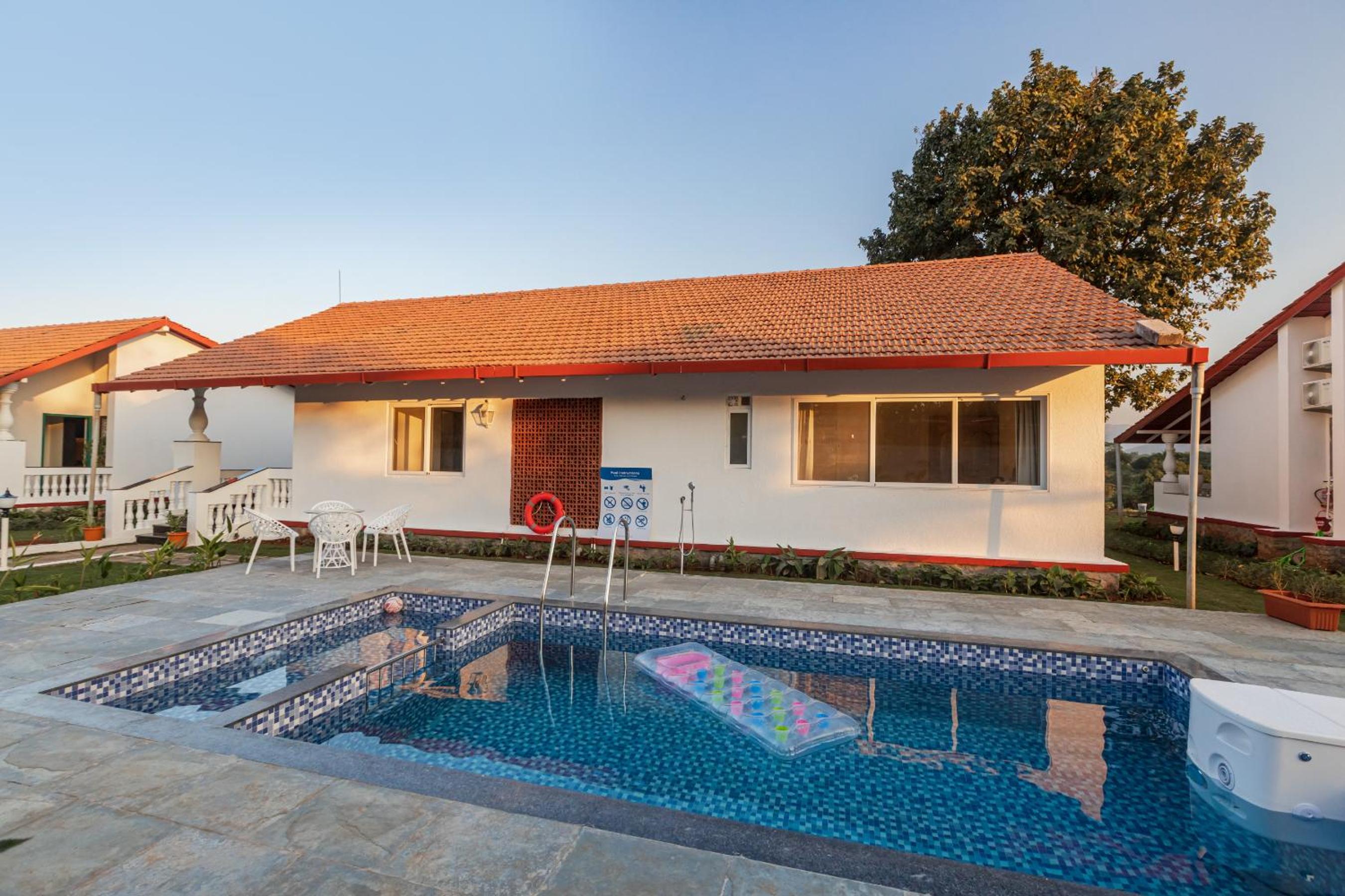 SaffronStays Mariposa by the River Montana - 3BR riverside villa in Karjat with pool and garden, perfect for small families view 3