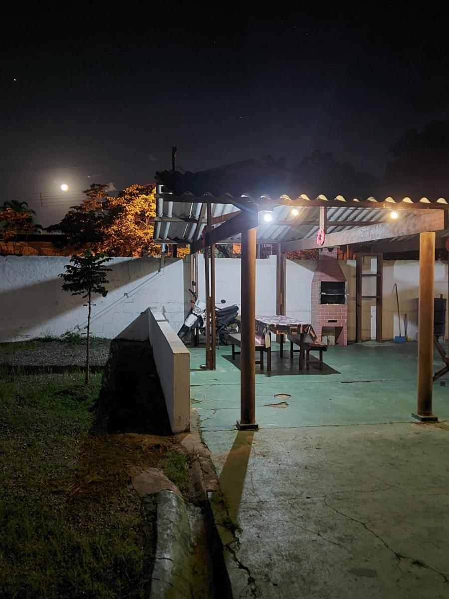 outdoor BBQ area