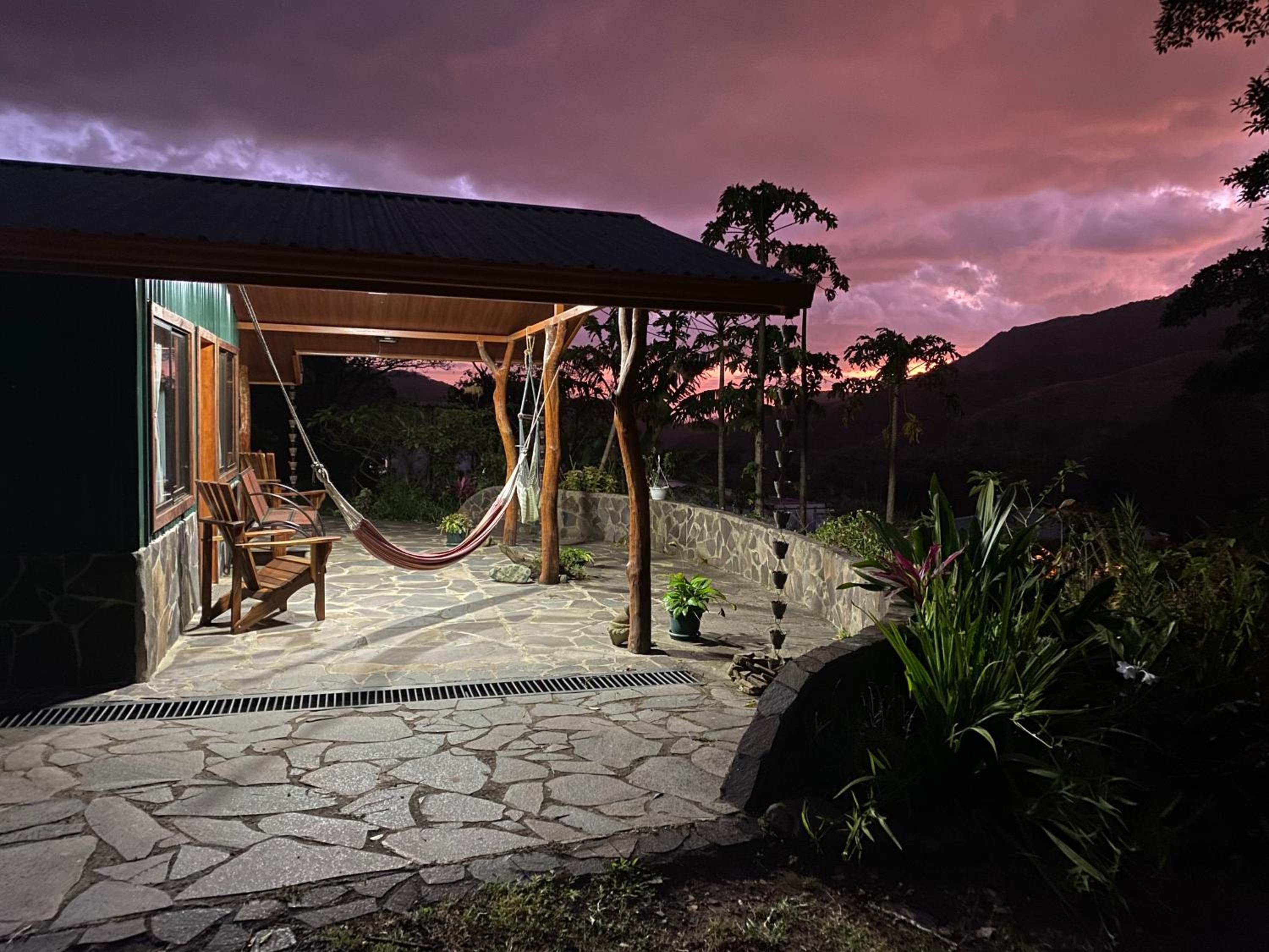 Cacique Casa surrounded by nature and gardens
