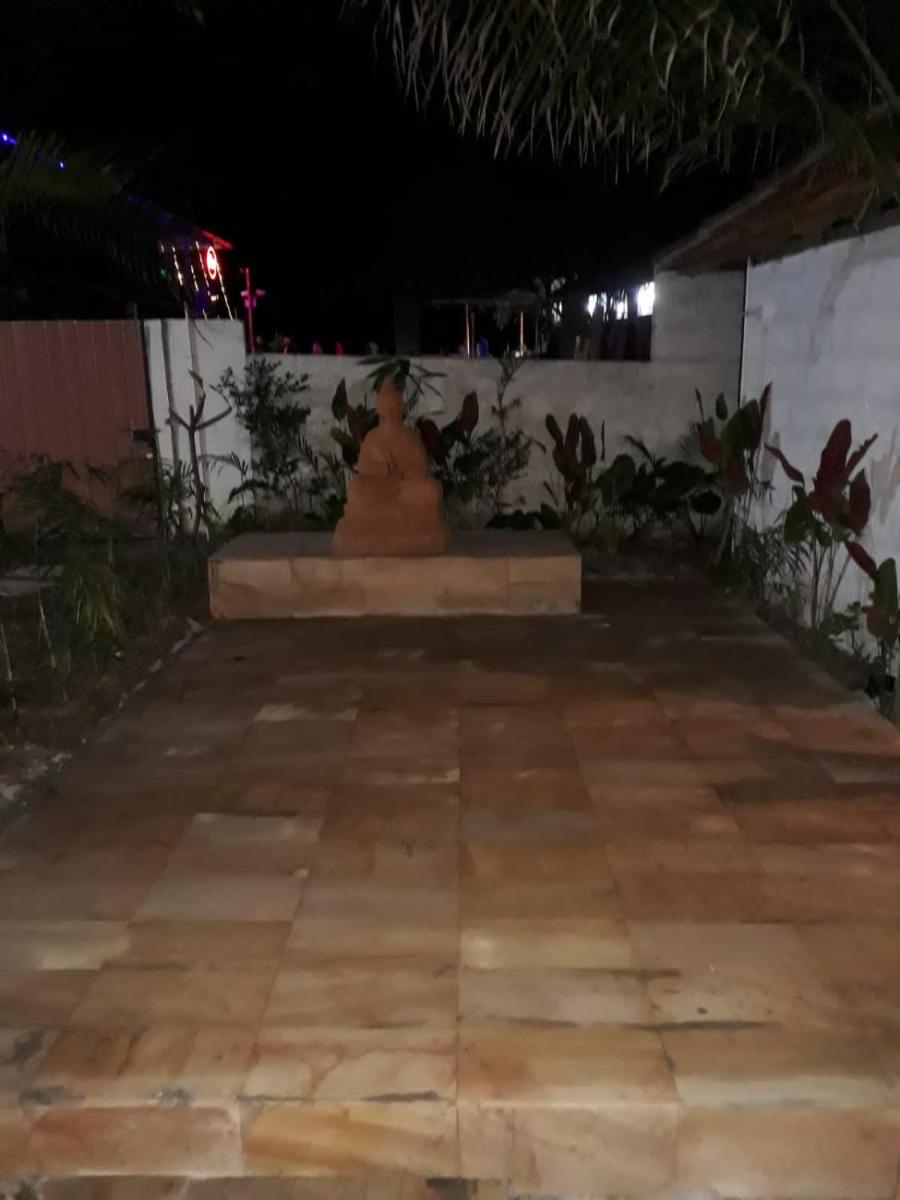outdoor BBQ area