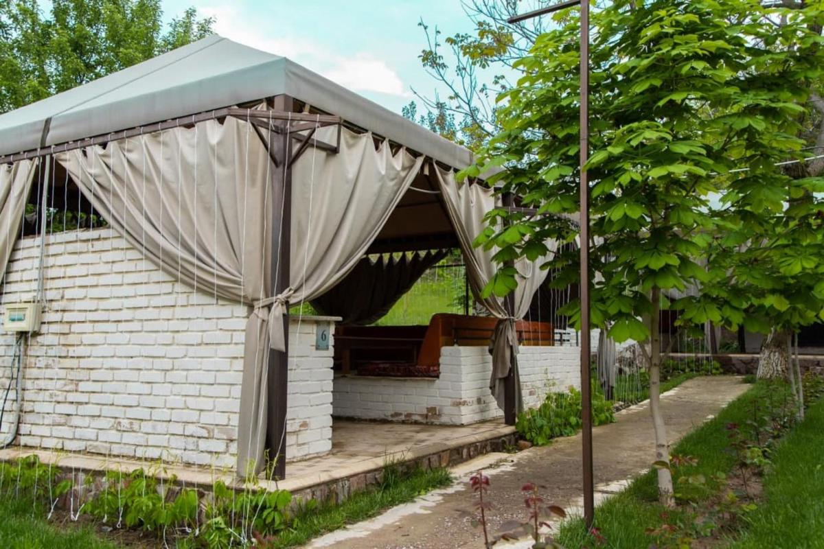 outdoor BBQ area