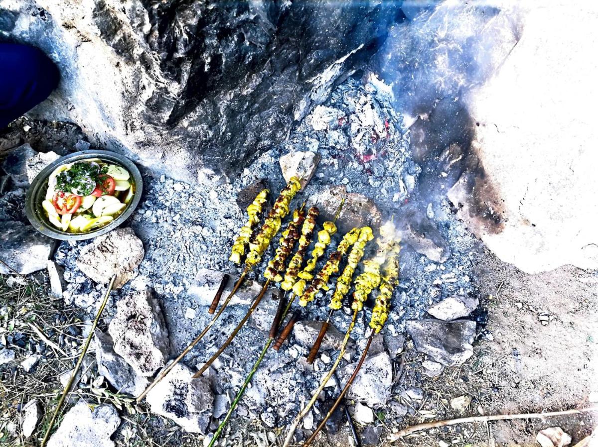 outdoor BBQ area