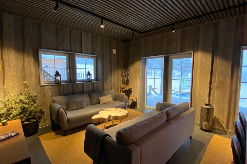 Modern Stuga med Ski Lodge känsla view 2