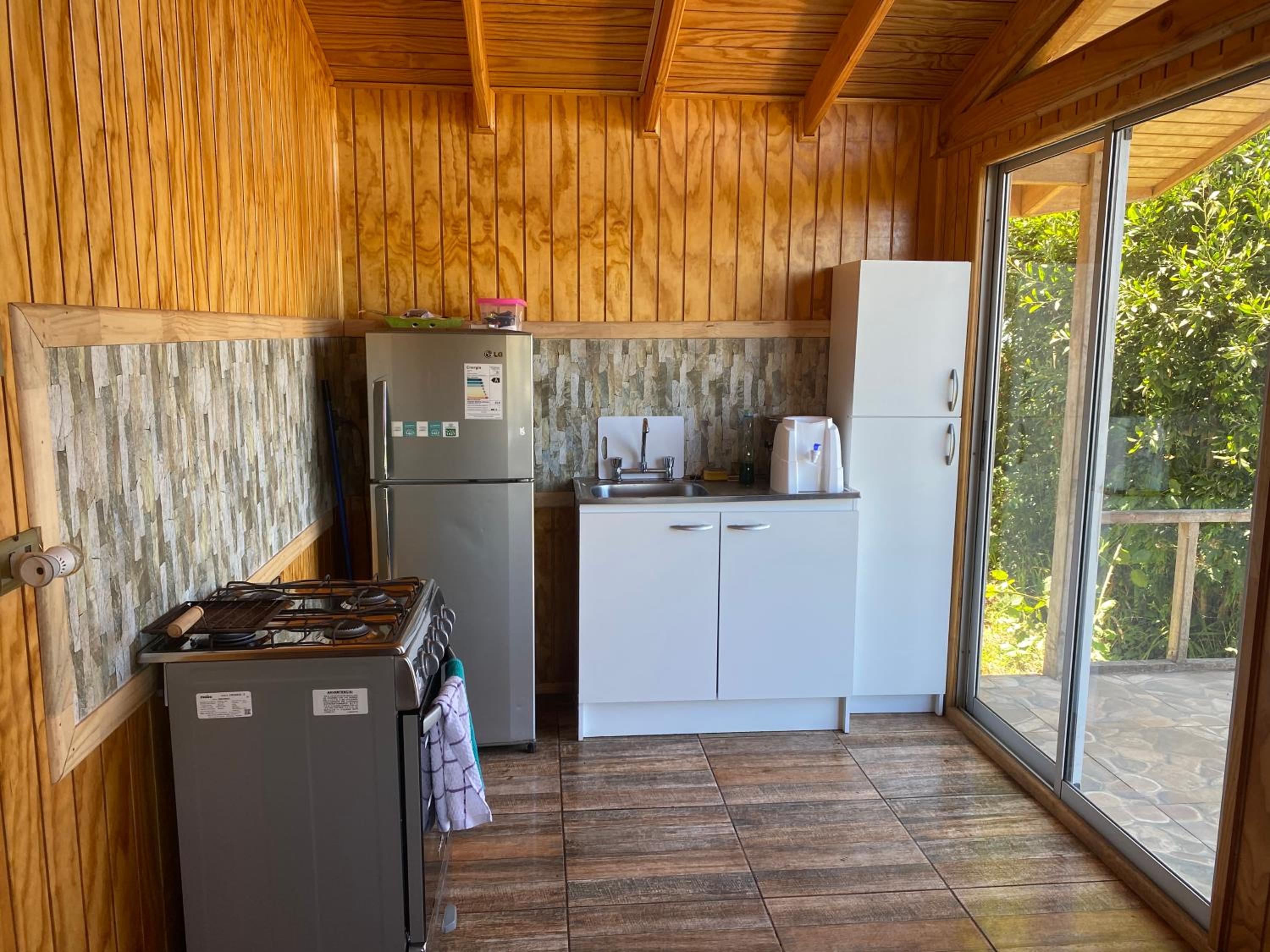 Cabañas Aliwen isla Quehui