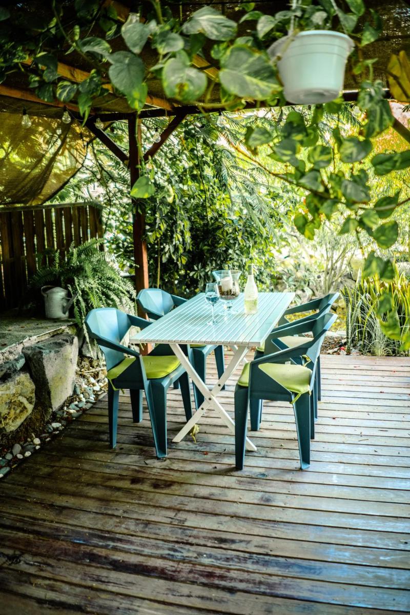 One bedroom appartement with sea view private pool and furnished garden at San Bartolome de Tirajana 1 km away from the beach view 2