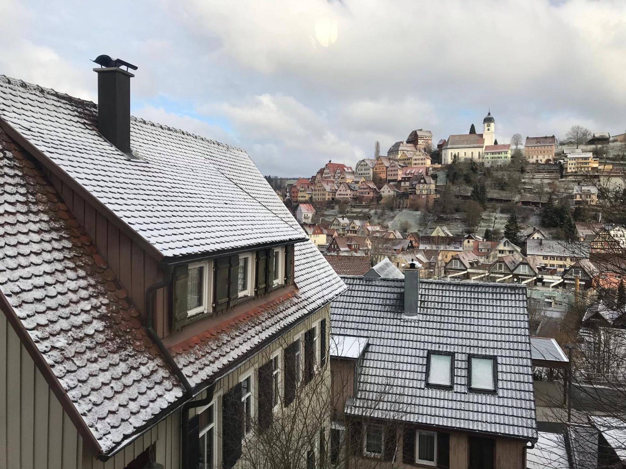 Retro Ferienwohnung mit Schlossblick im Nordschwarzwald