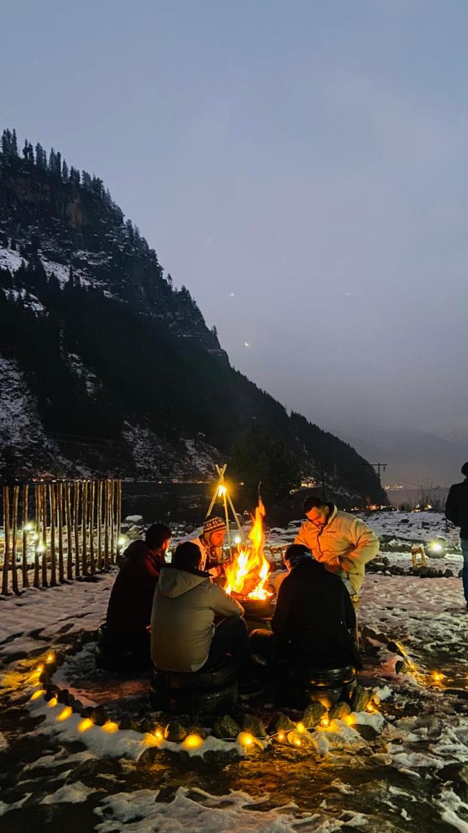 outdoor BBQ area
