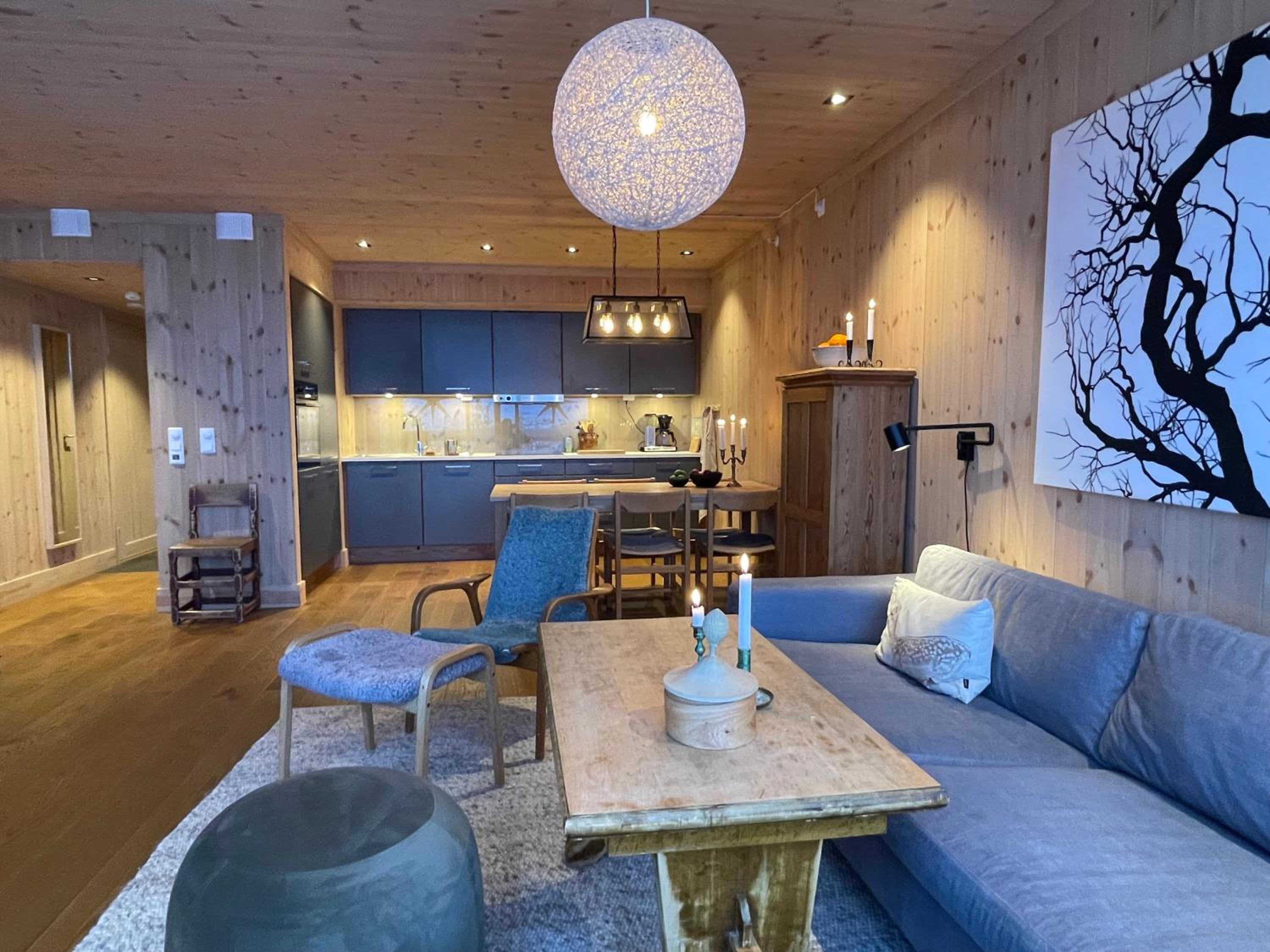 Astonishing Mountain Lodge at the top of Gaustablikk, 25m2 west facing terrace, 3 bedrooms view 3