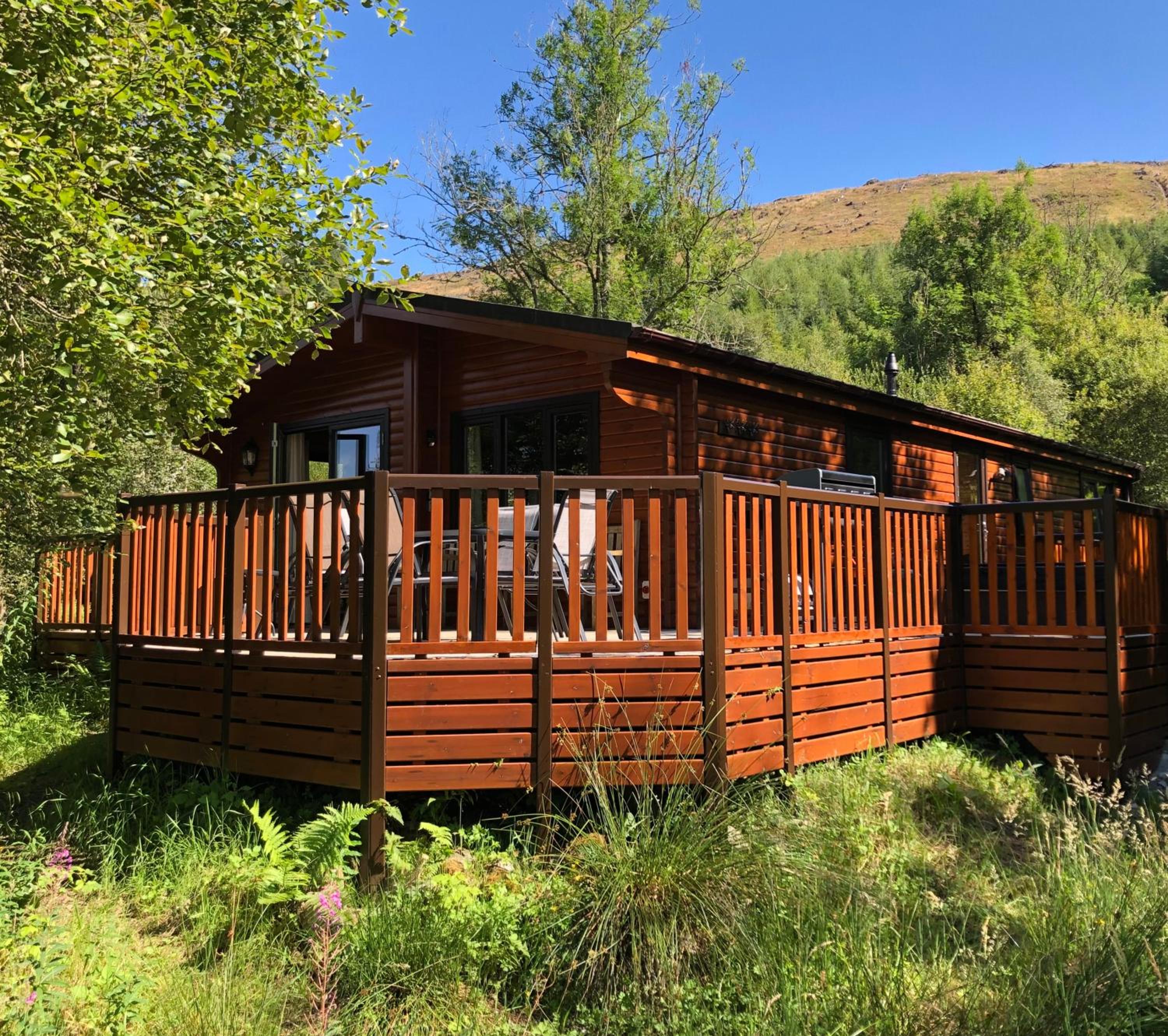 Balquhidder Braes Holiday Park Lodges, mostly with Hot Tubs and pet friendly, EV facilities view 2