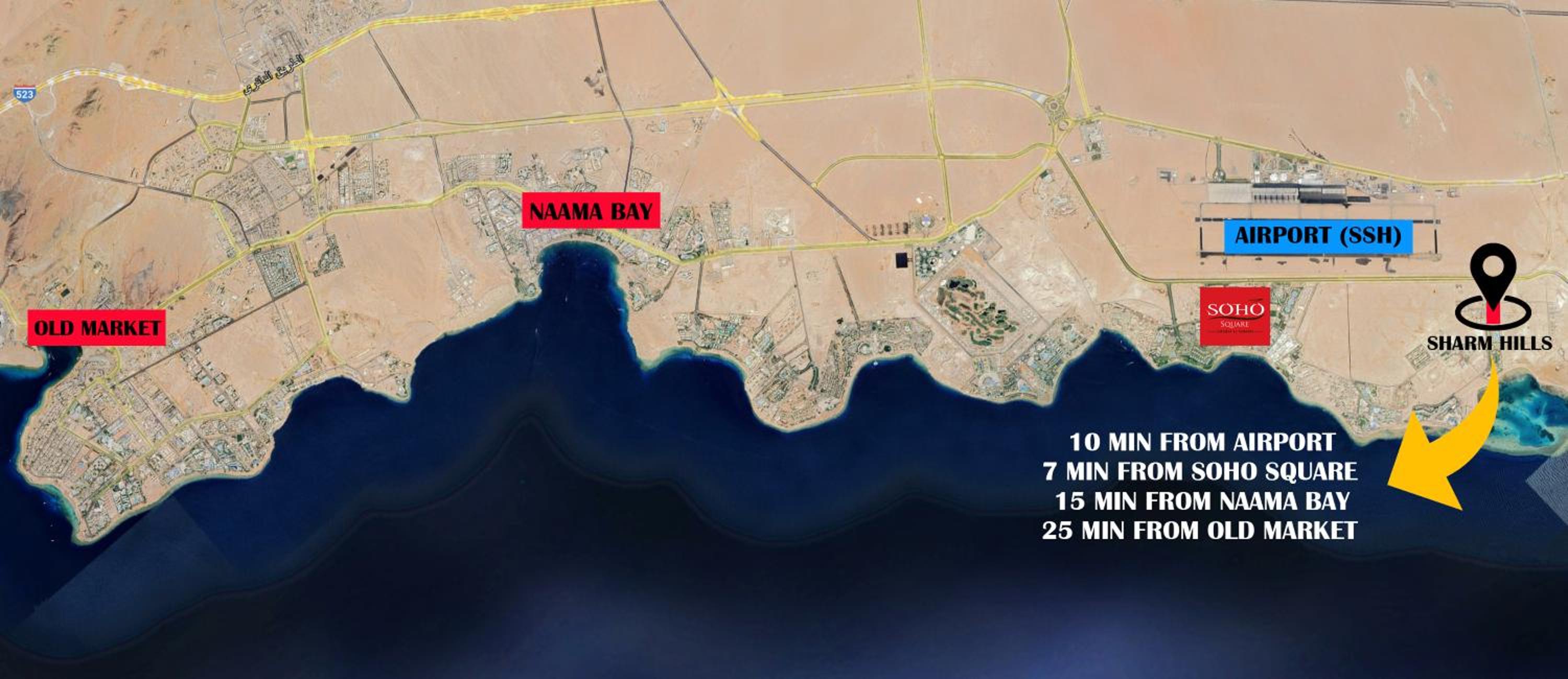 Sharm Hills luxury 2 bedroom apartment