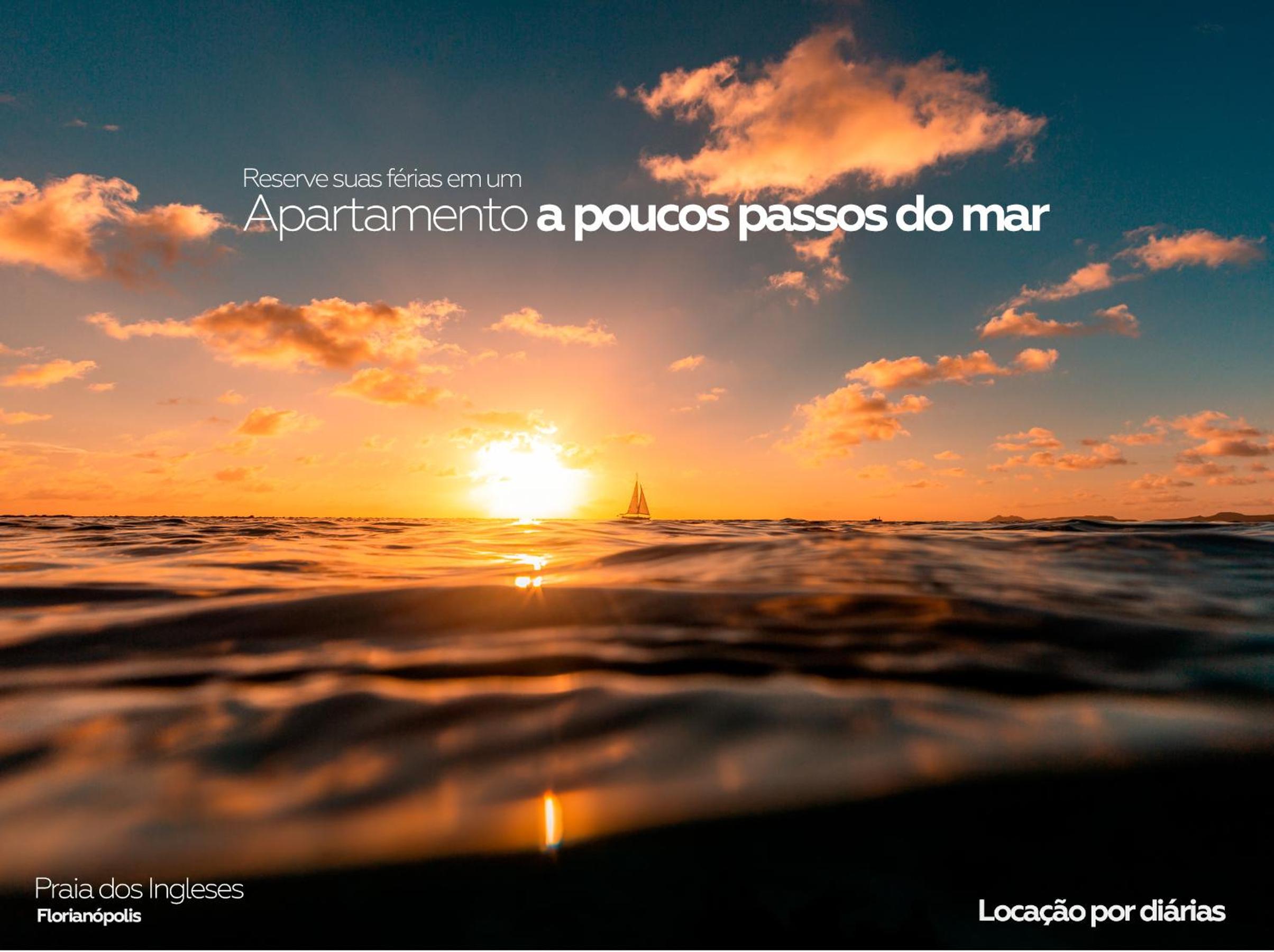 Há poucos passos do mar