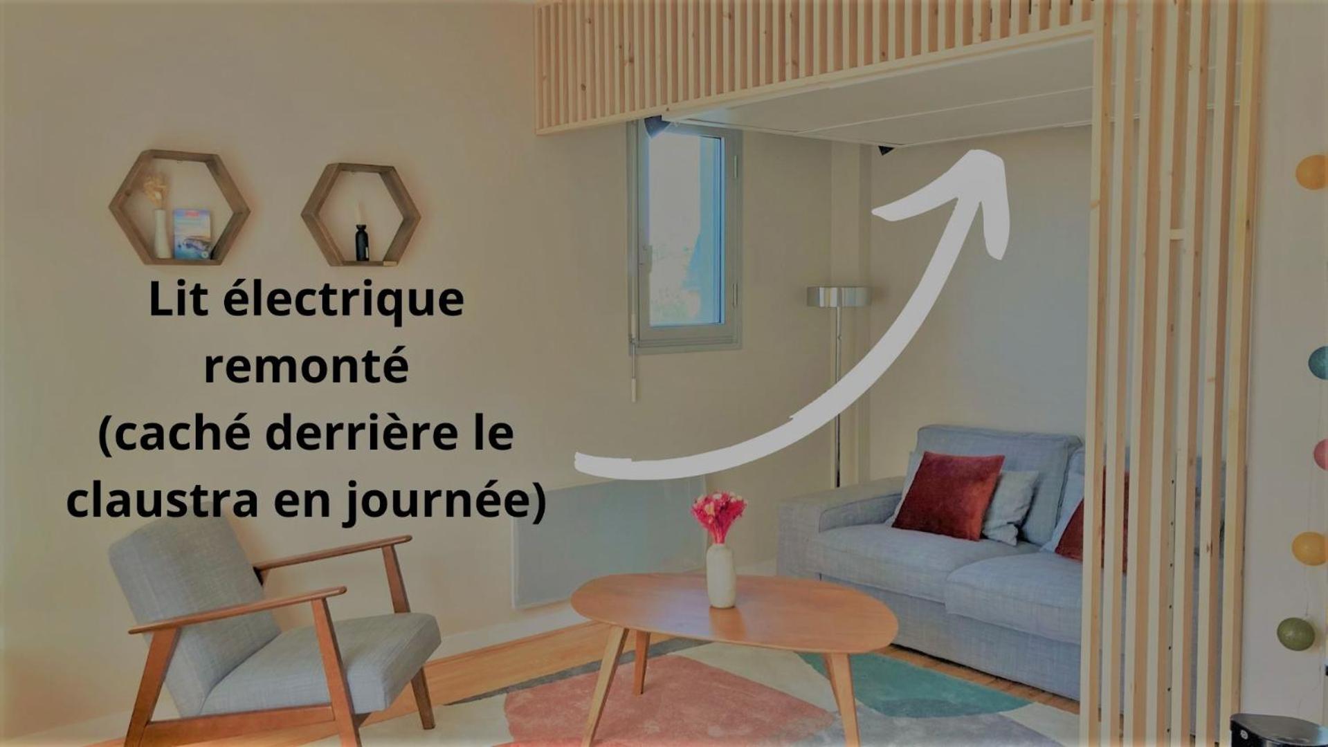 Studio proche plage balcon et parking