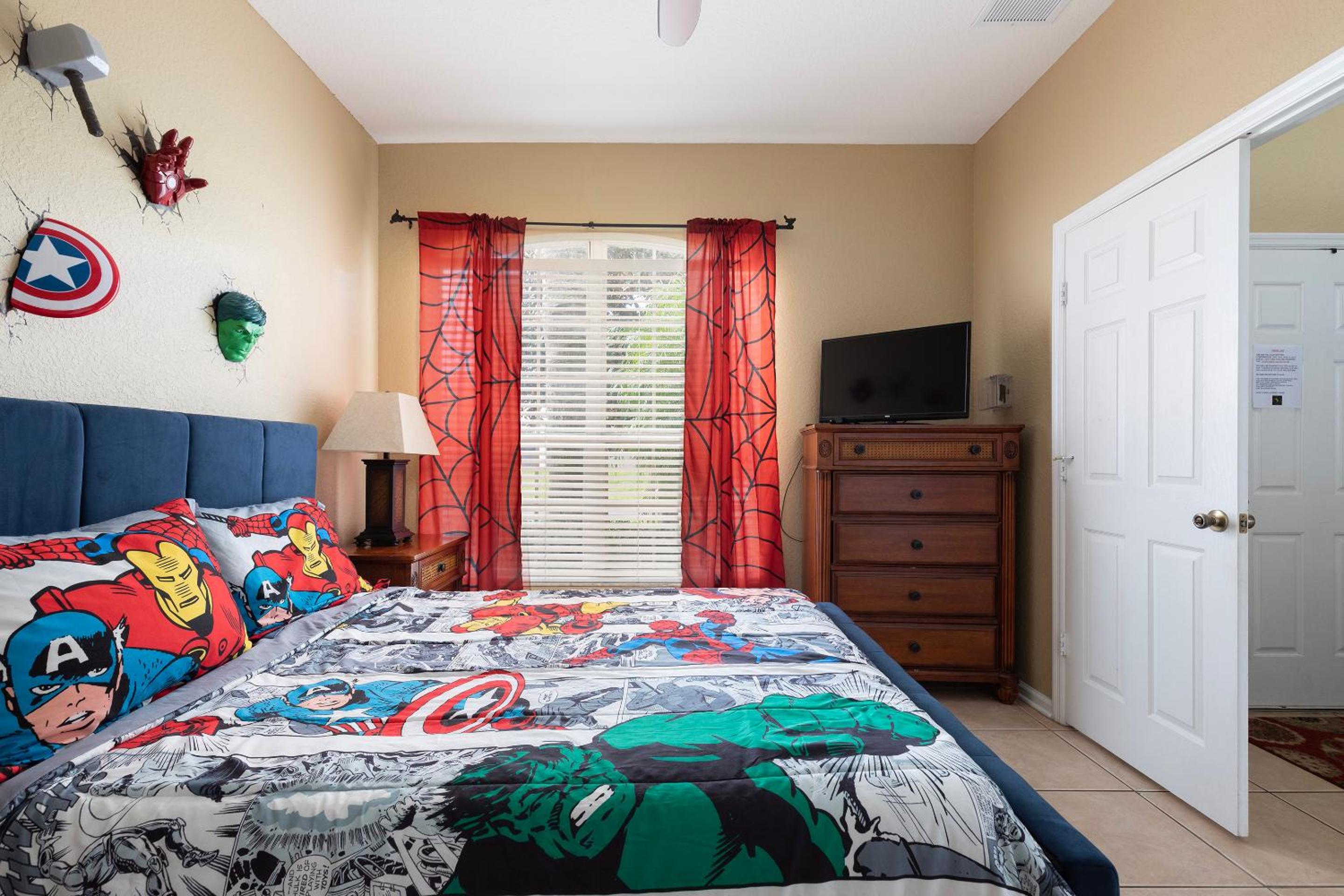 Windsor Hills Resort 2 Miles to Disney 6-Bedroom 4-Bathrooms Villa with Private Pool and Spa