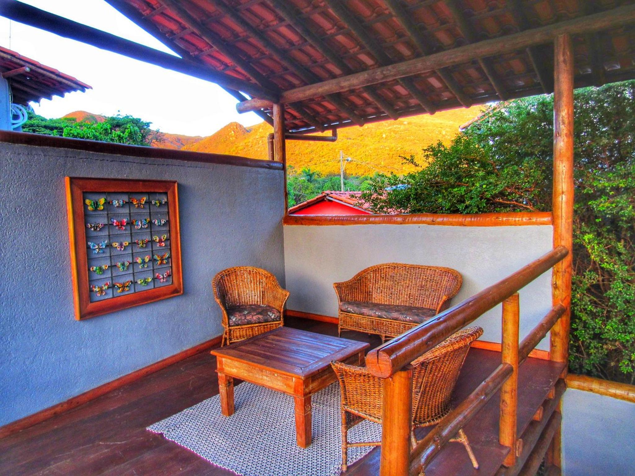 outdoor BBQ area