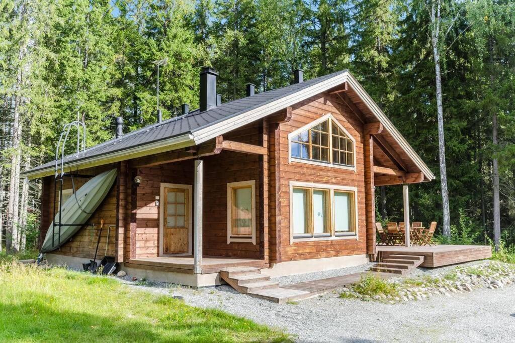 Lovely cottage in Koli resort next to a large lake and trails view 2