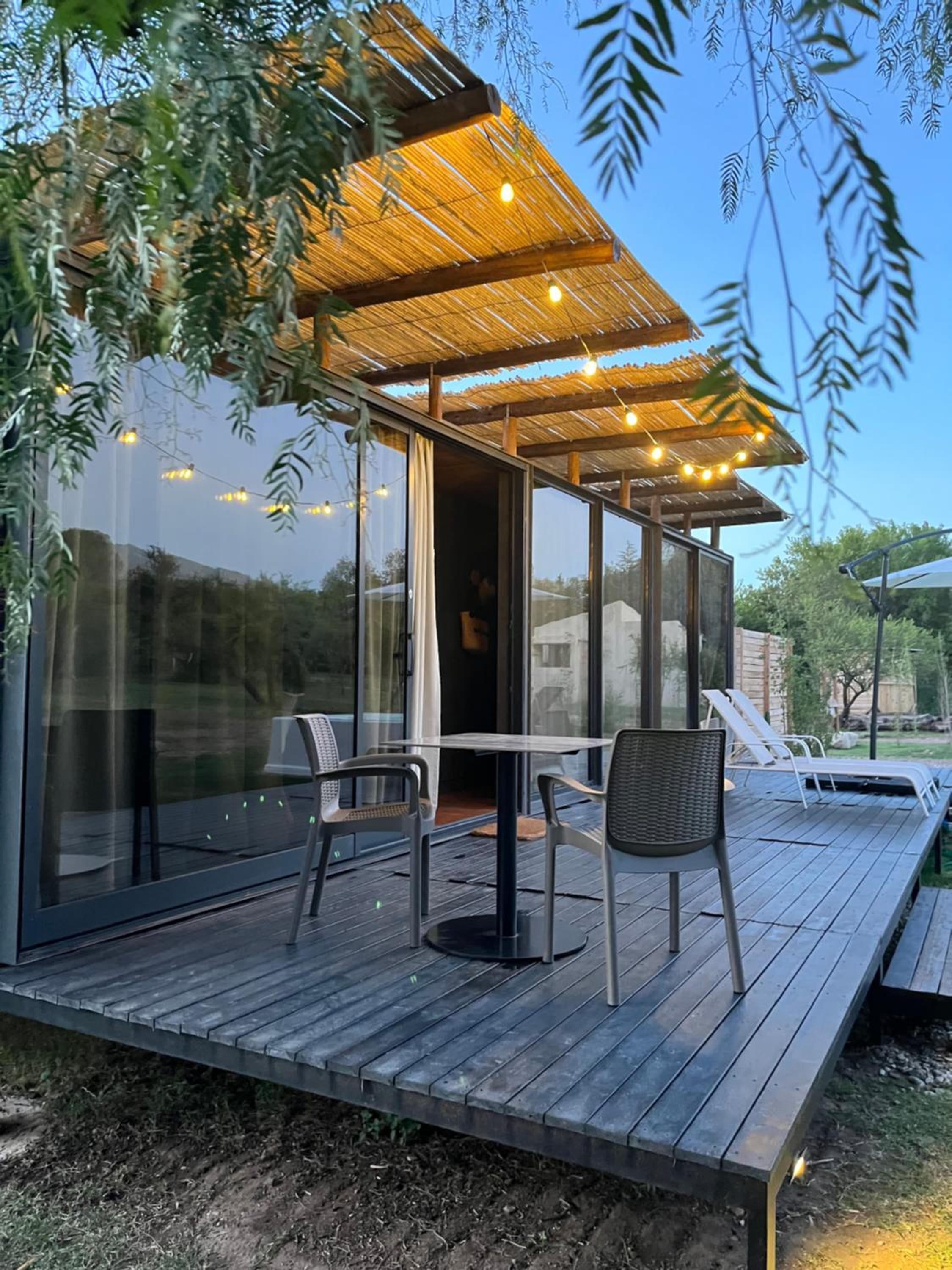 Cabañas con jacuzzi privado y vistas al cerro Champaquí