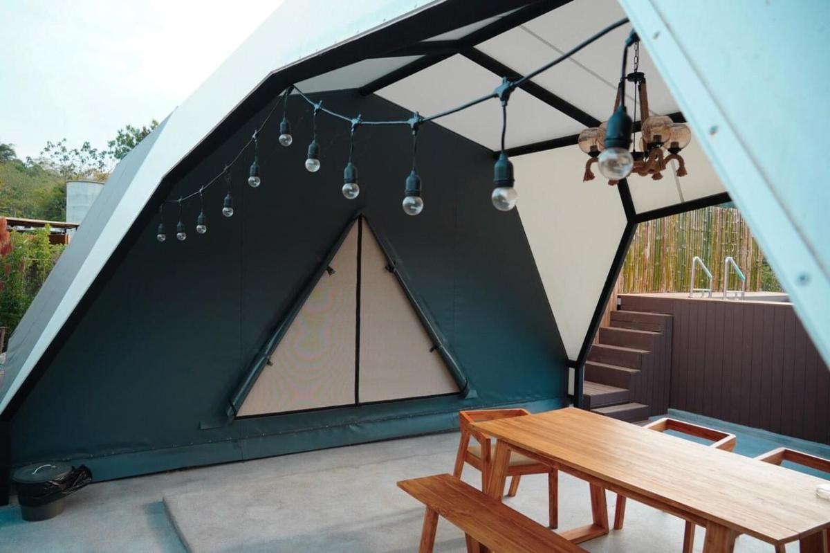 outdoor BBQ area