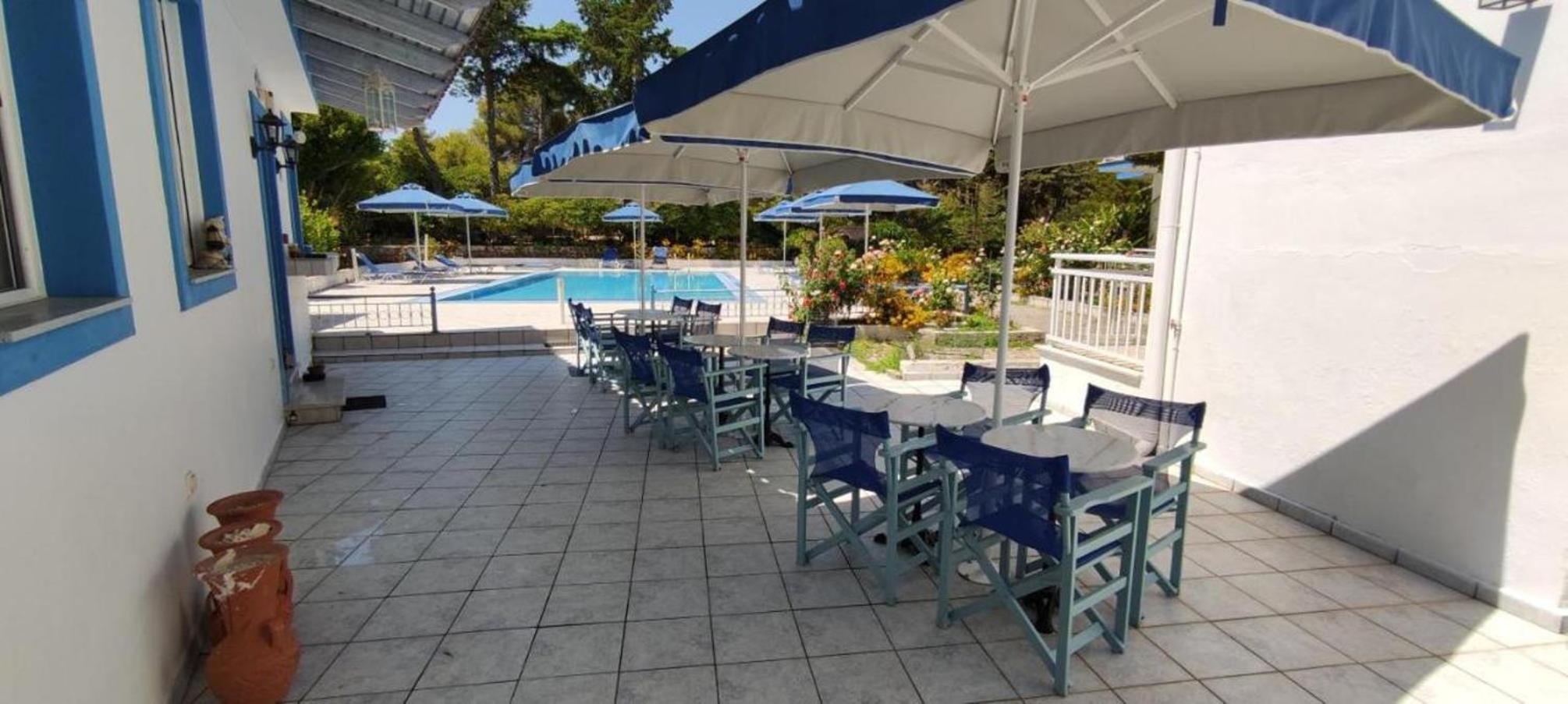 outdoor BBQ area