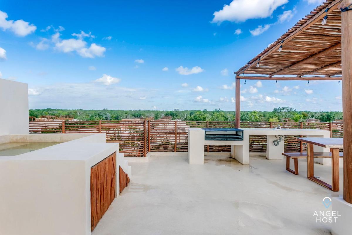 outdoor BBQ area