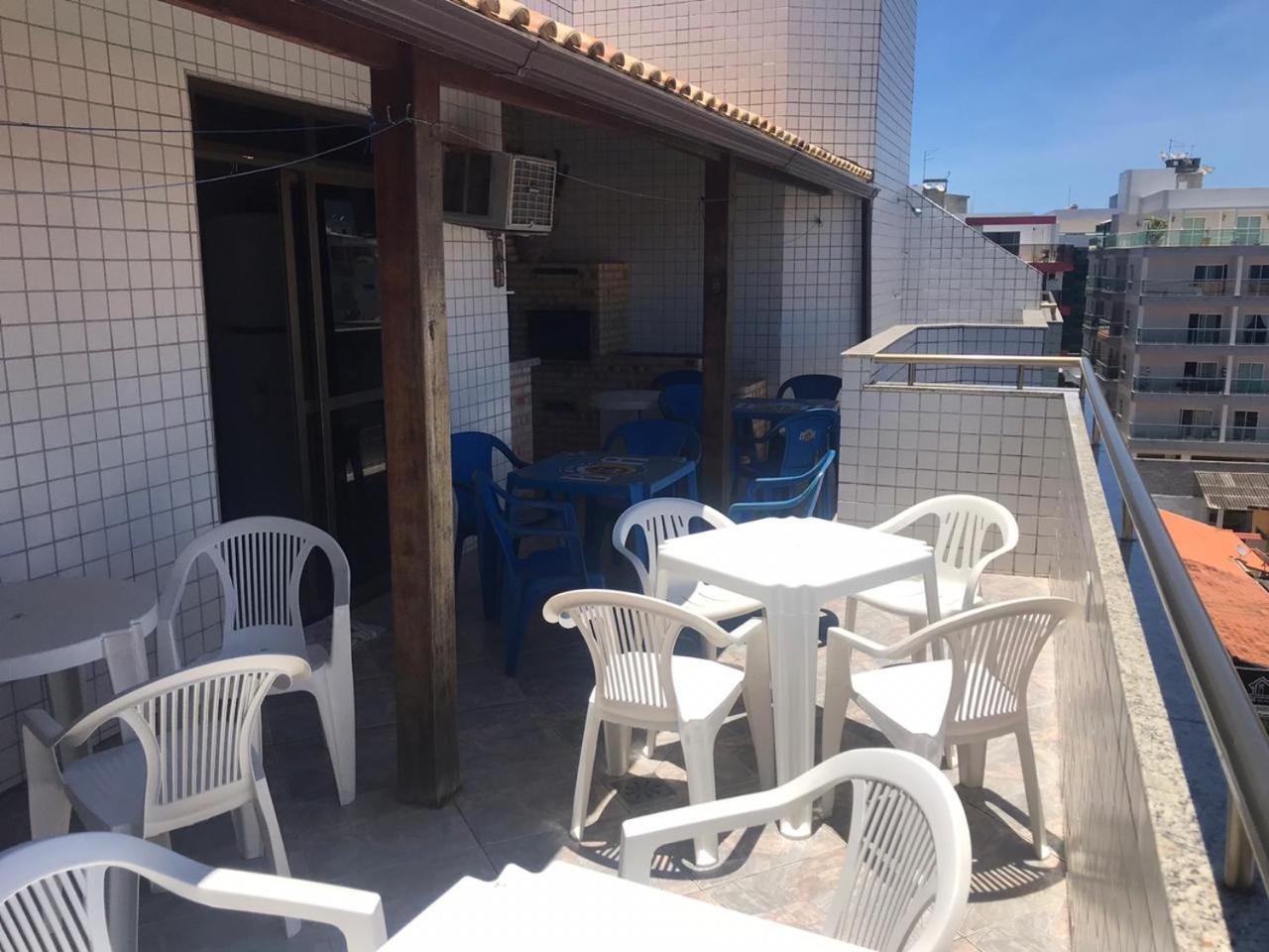 Cobertura Pé na Areia Vista Mar Churrasqueira 12 Pessoas
