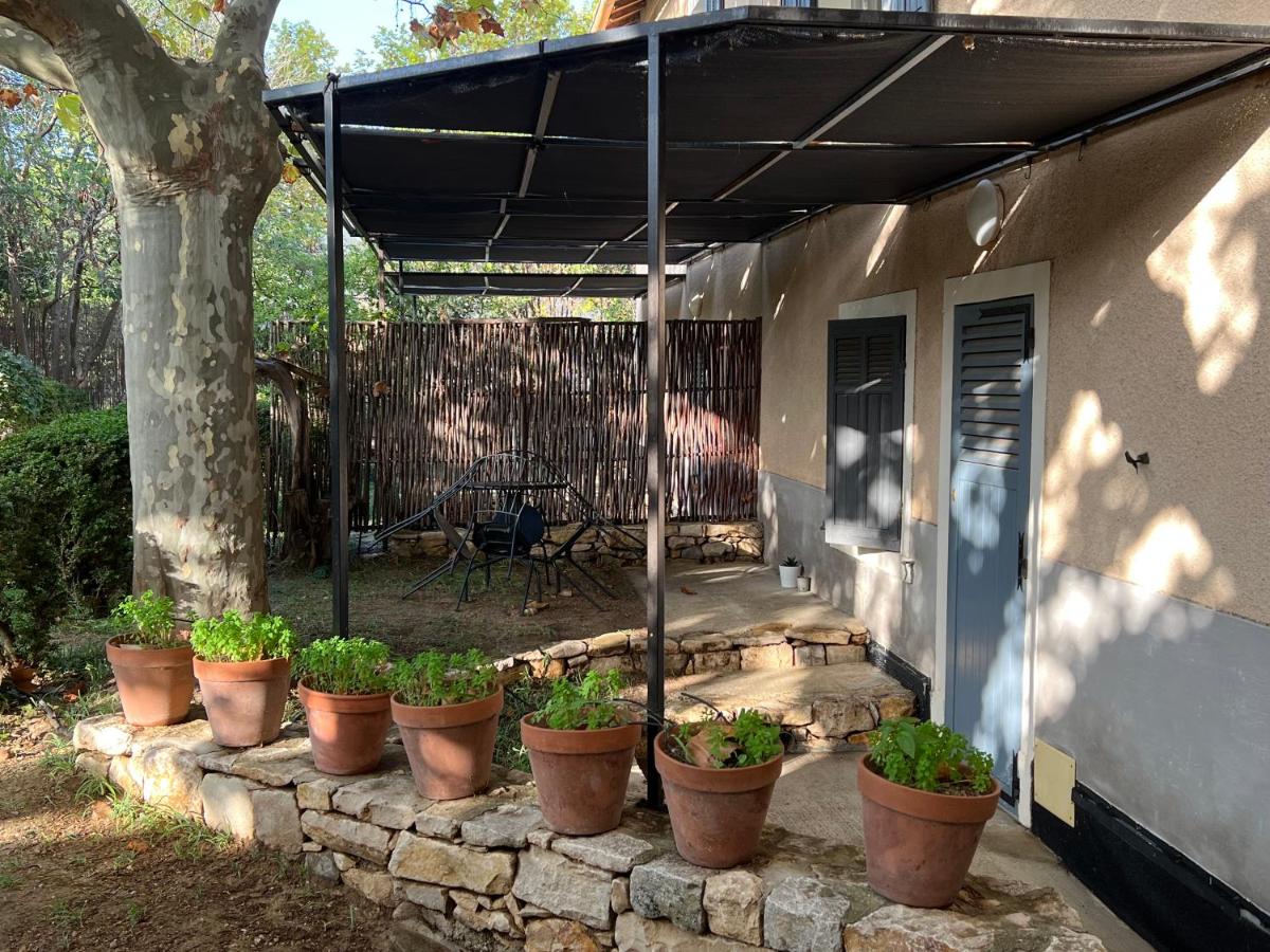 outdoor BBQ area