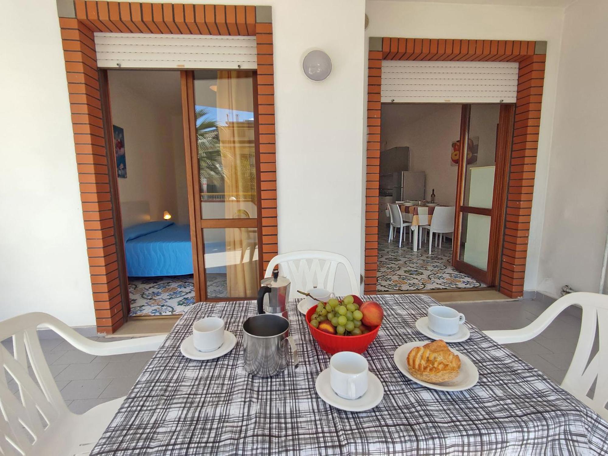 outdoor BBQ area