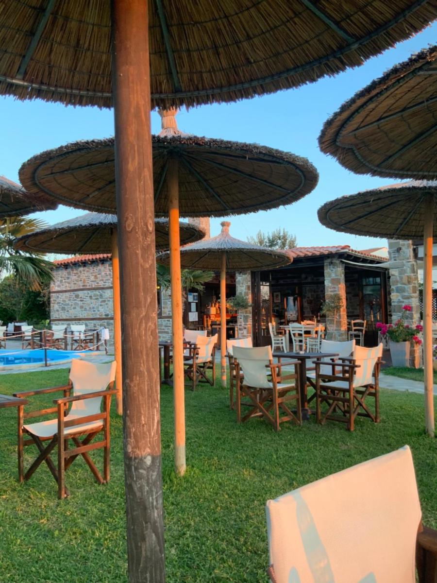 outdoor BBQ area