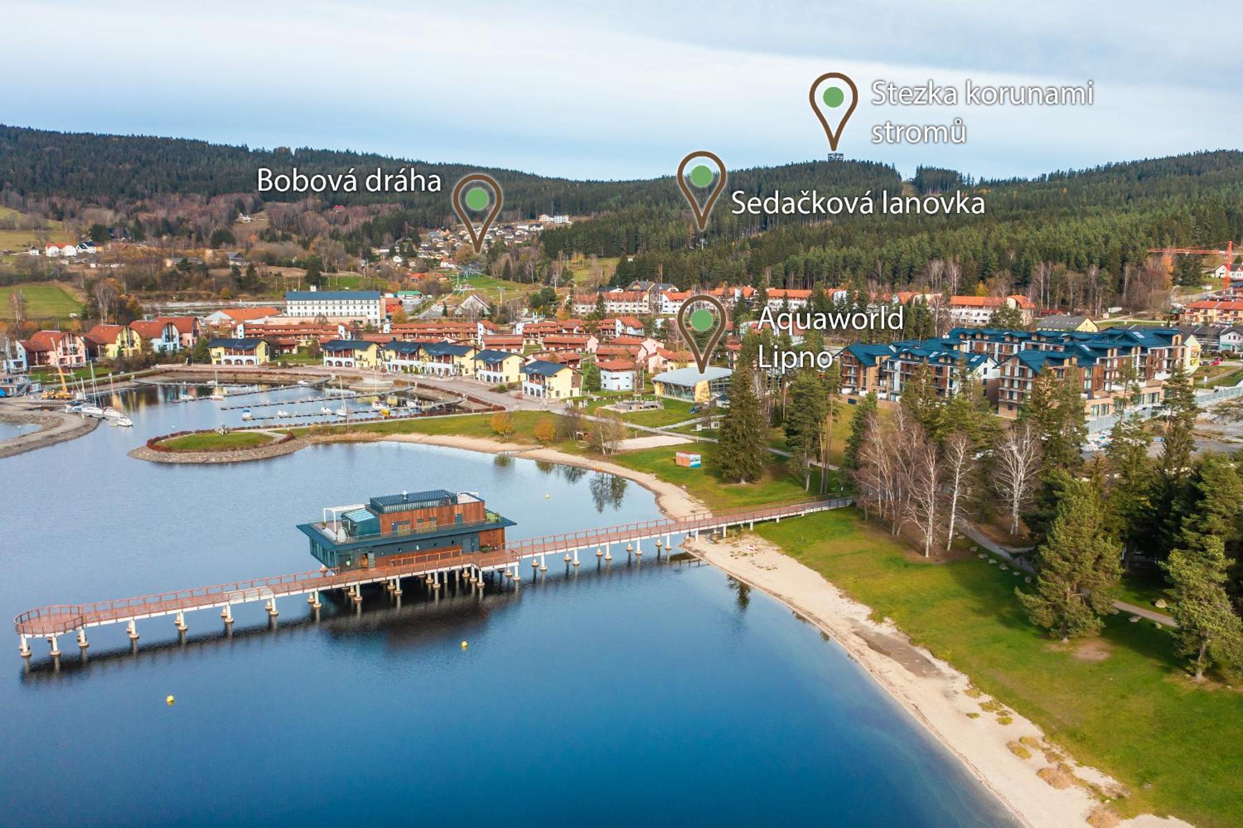 MOLI Apartmán s privátní saunou - MOLO Lipno Resort