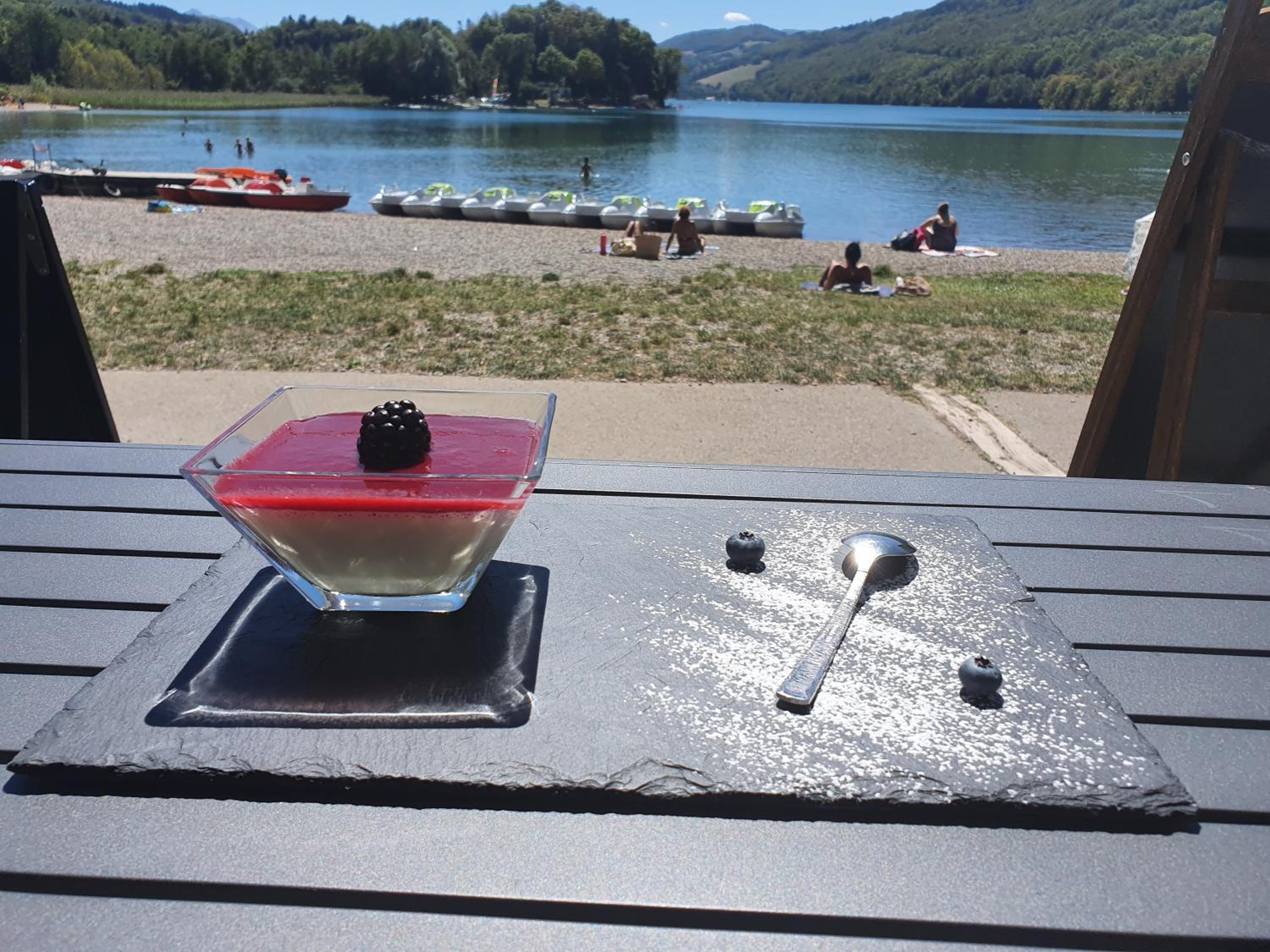 outdoor BBQ area