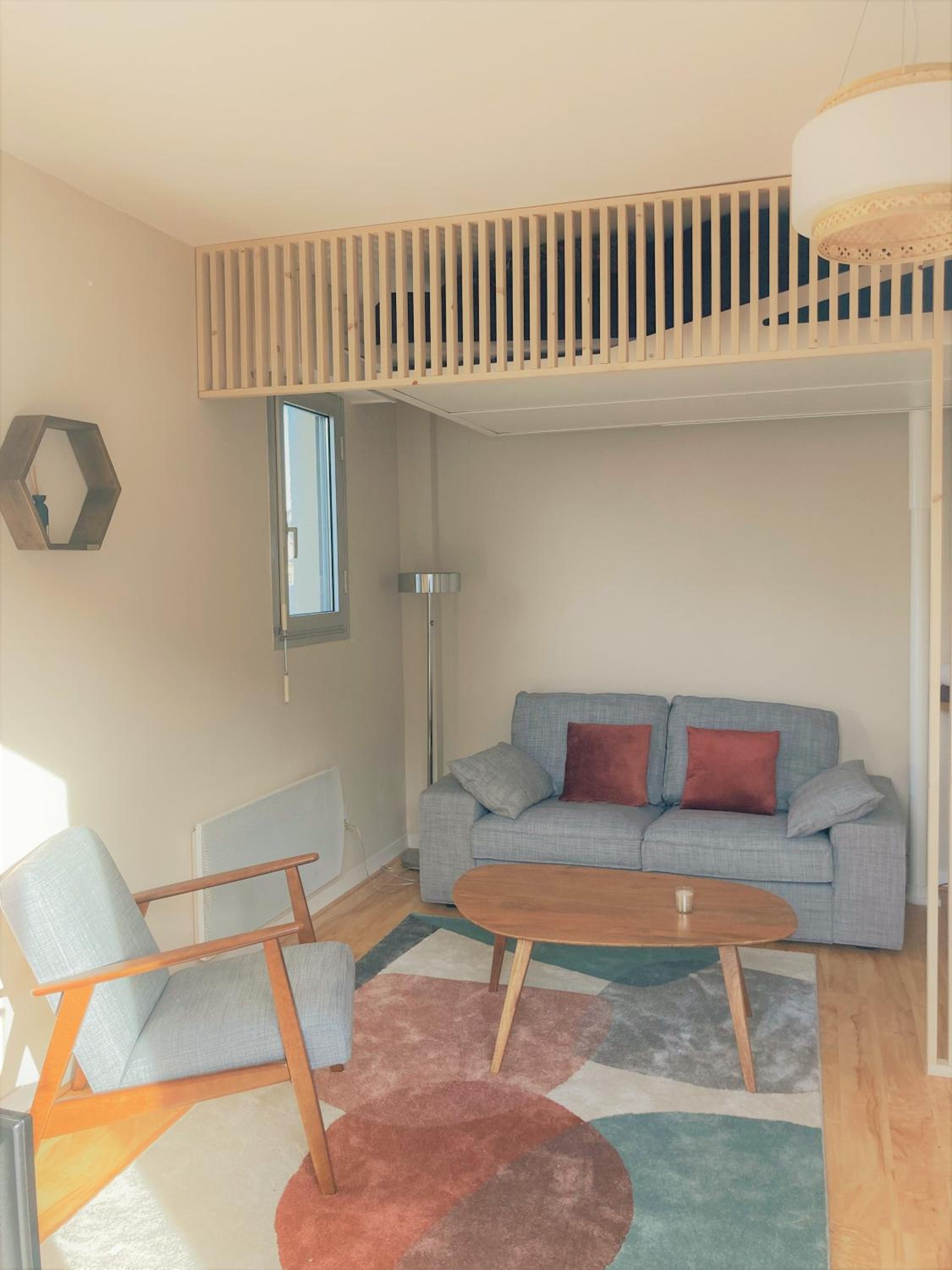 Studio proche plage balcon et parking