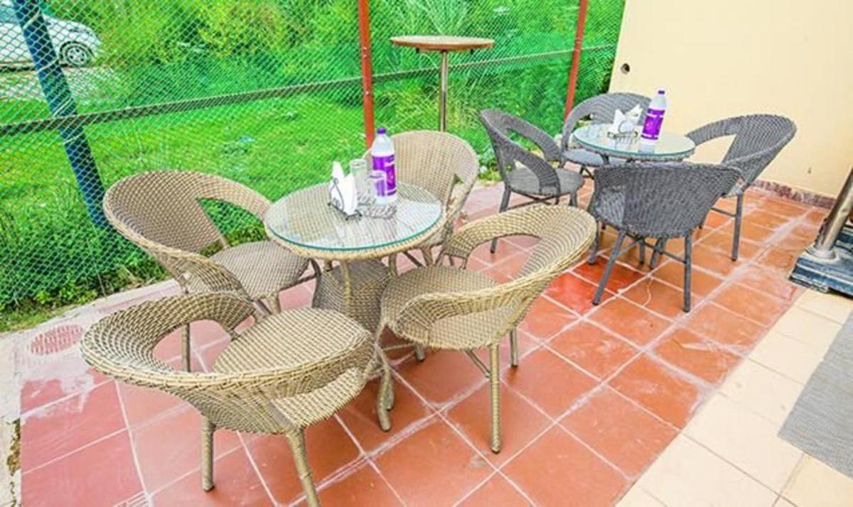 outdoor BBQ area