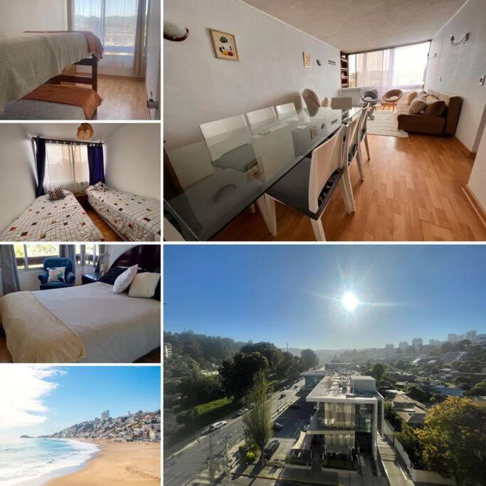 Departamento cerca de la playa y estacionamiento.