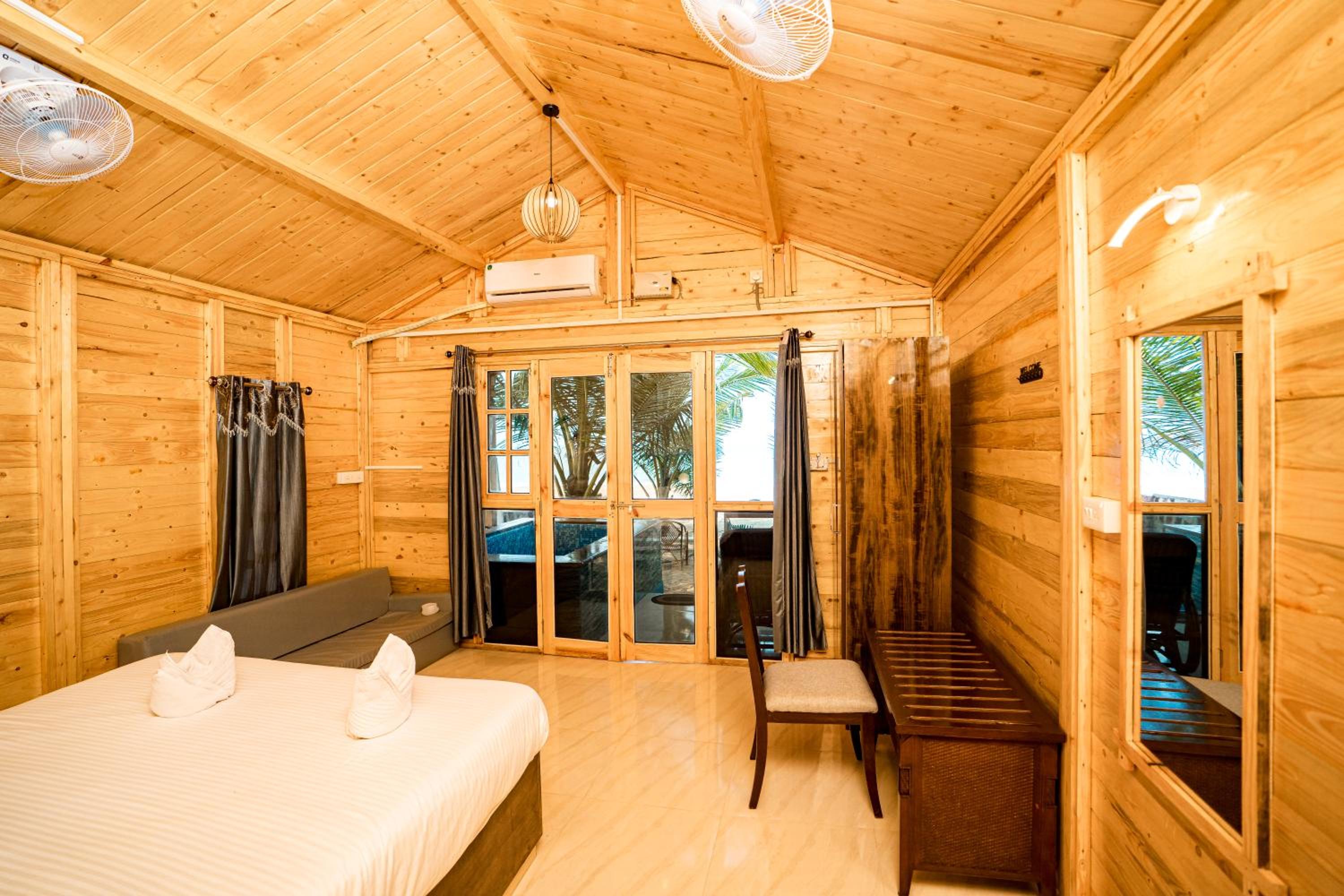 orange sky beach bungalow view 4