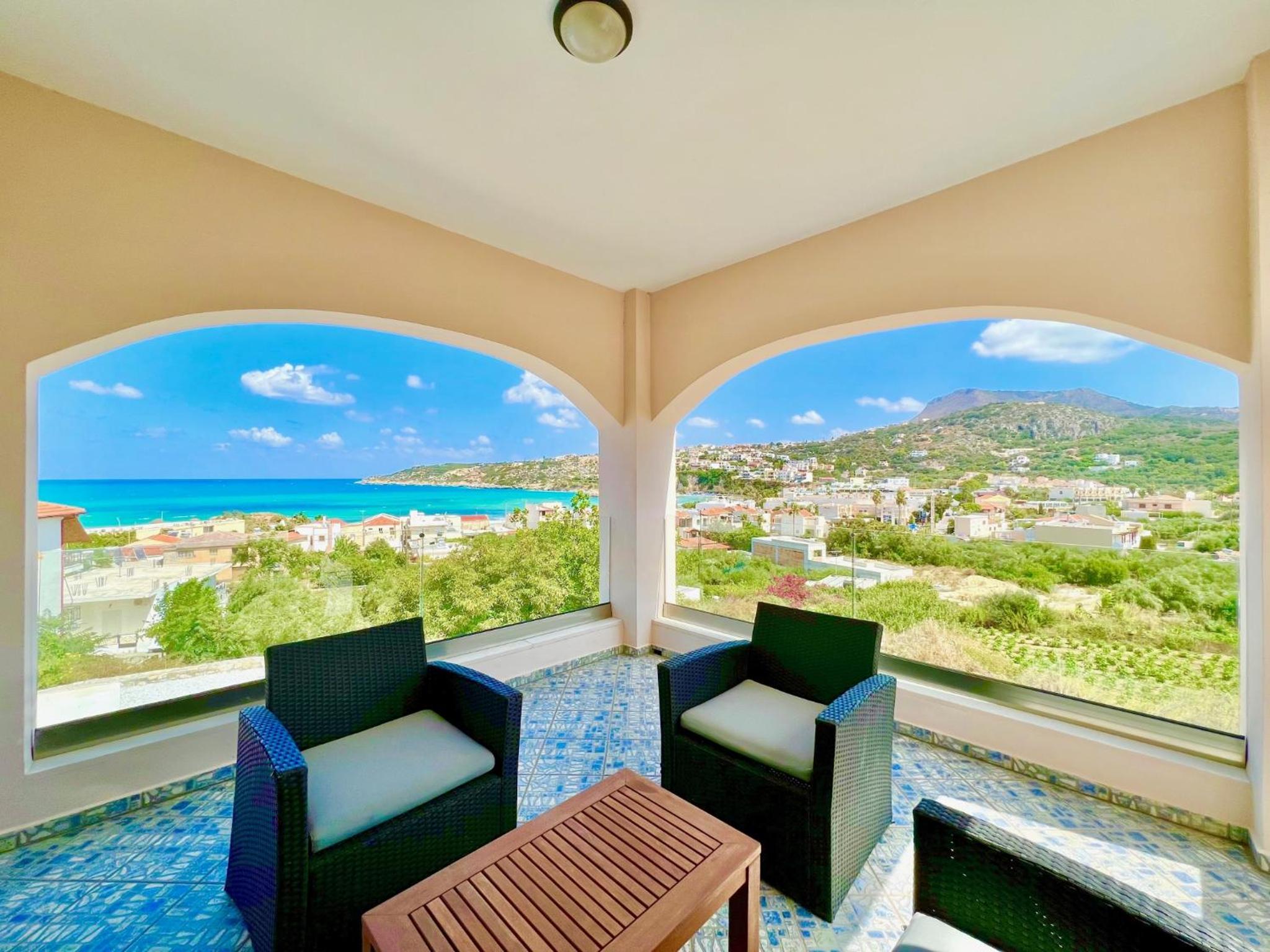 Beach Villa Evgenia with private pool by DadoVillas view 2