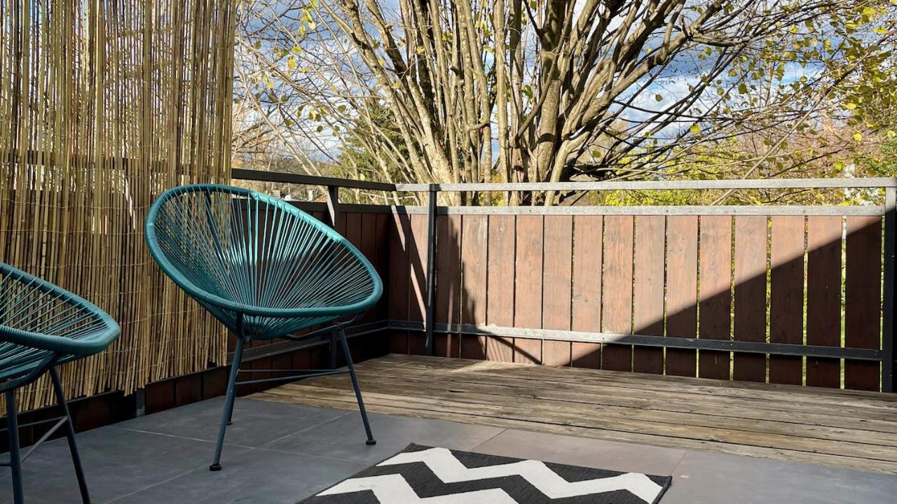 Quiet 2 room garden loft with terrace